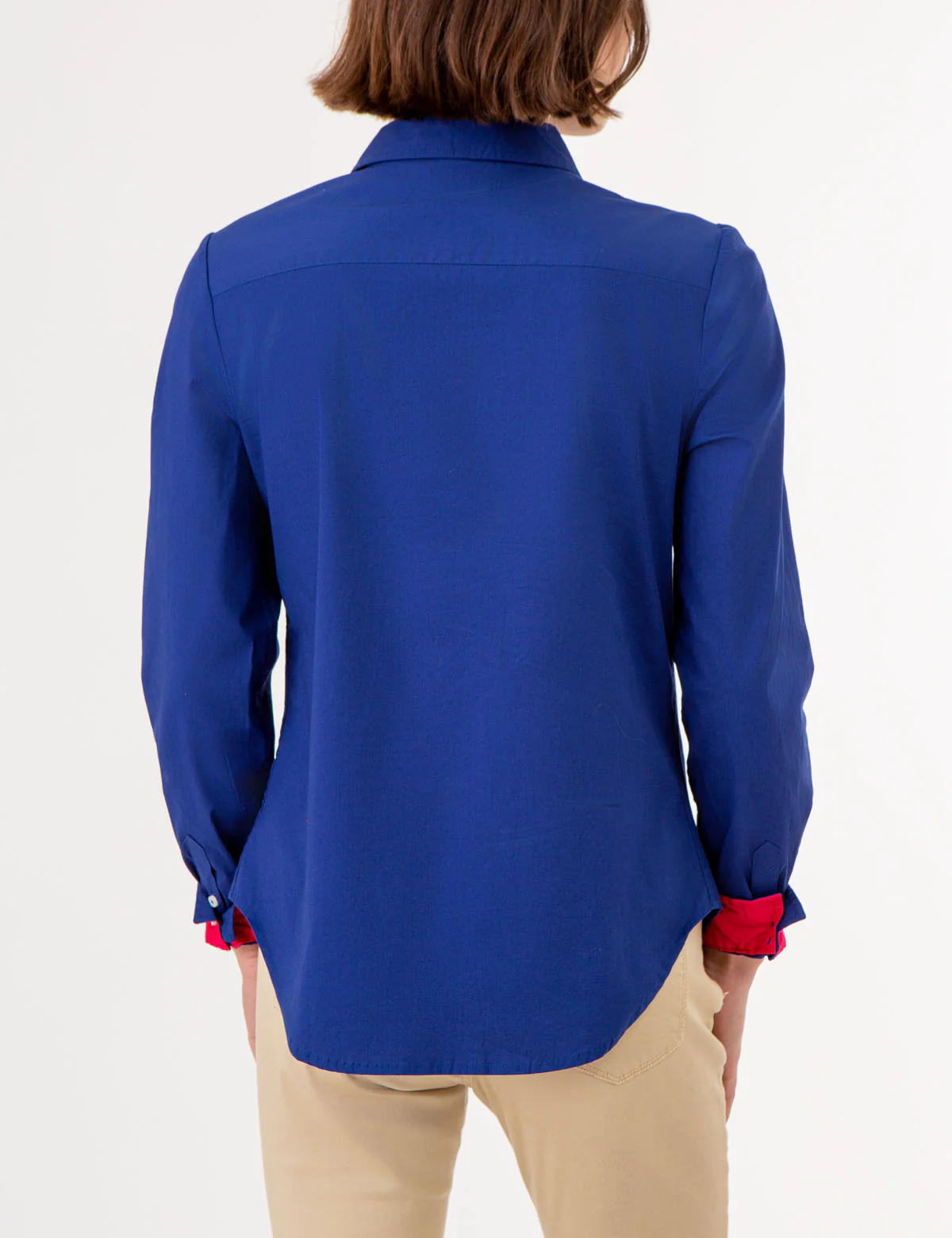 SOLID STRETCH POPLIN SHIRT - Image 4