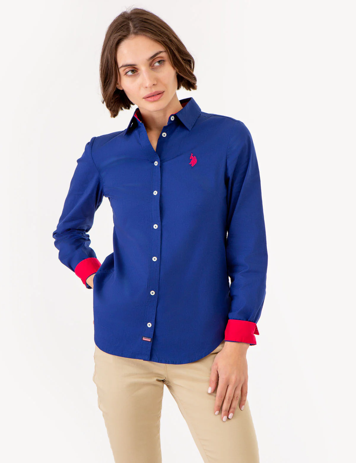 SOLID STRETCH POPLIN SHIRT - Image 5