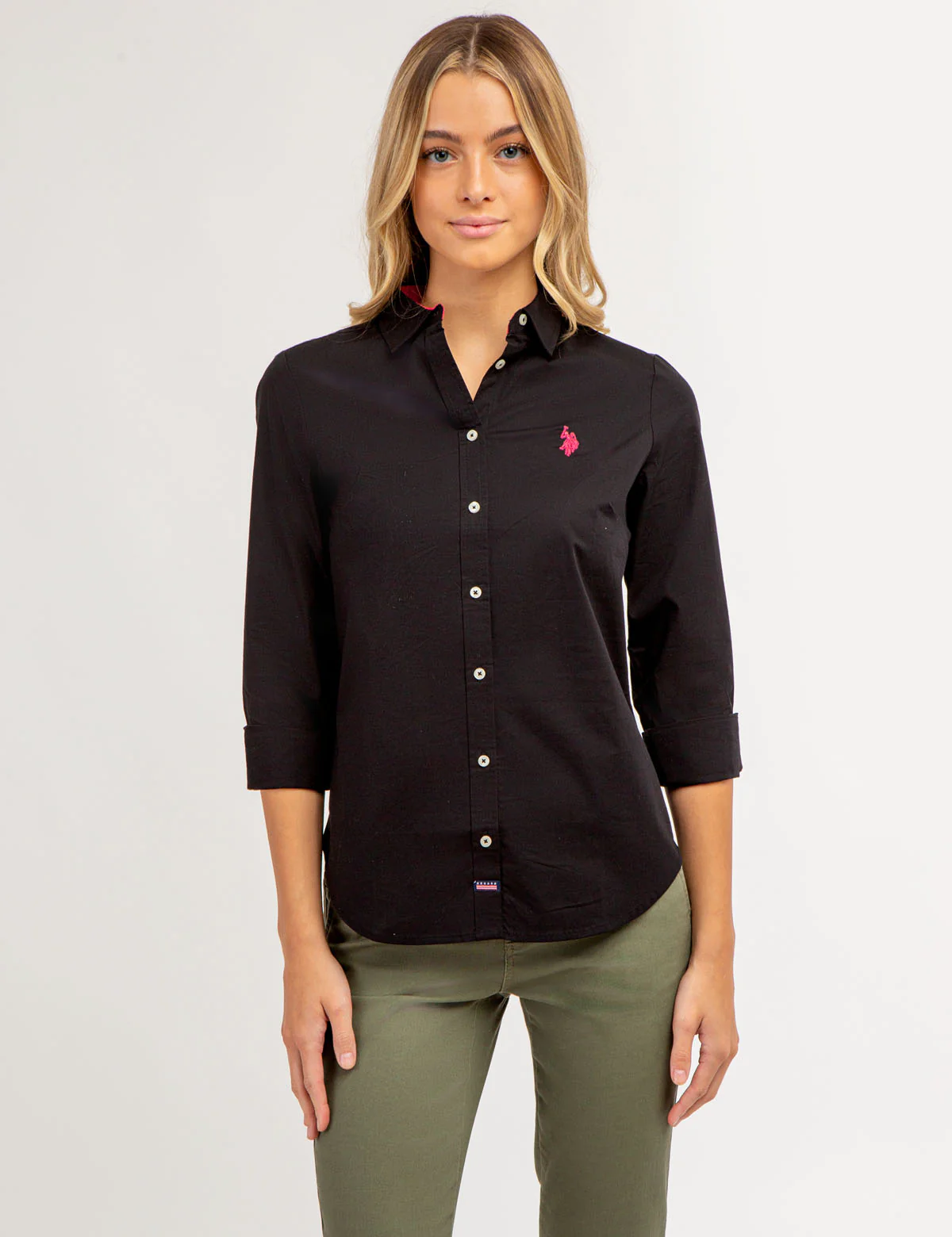 SOLID STRETCH POPLIN SHIRT - Image 6