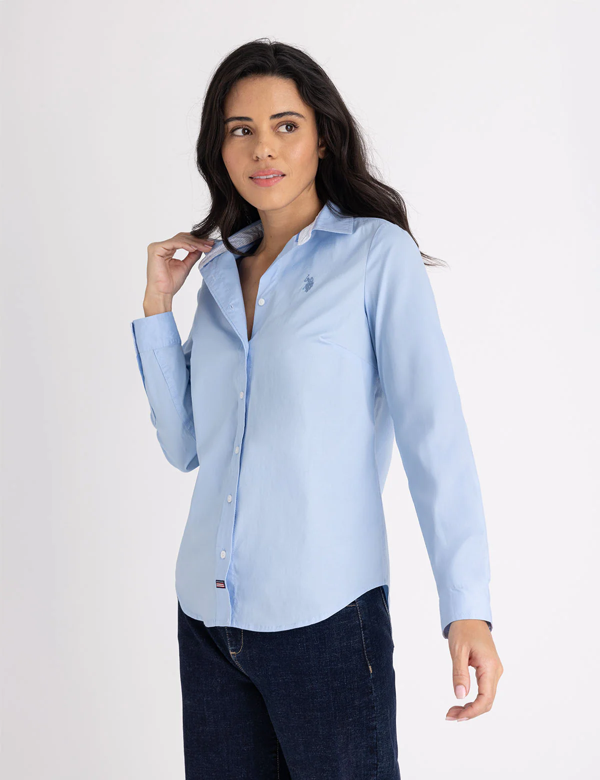 SOLID STRETCH POPLIN SHIRT - Image 7