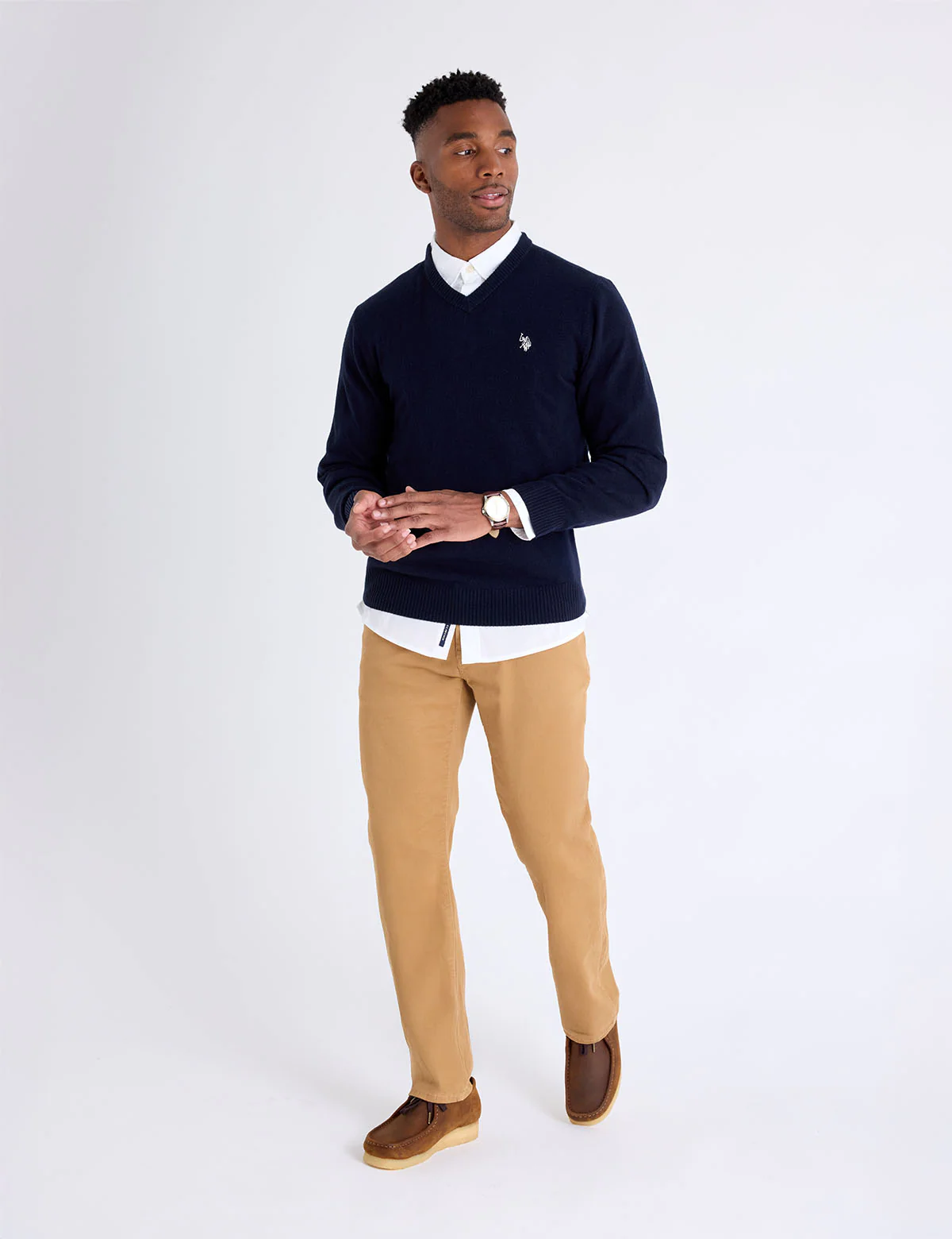 SOLID V-NECK SWEATER - Image 24