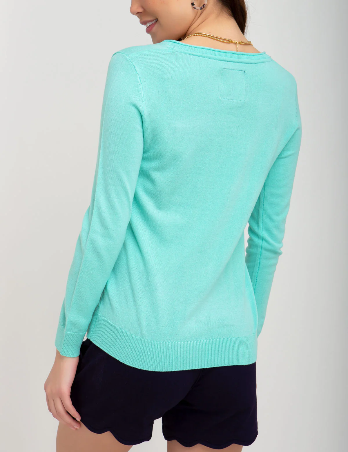 SOLID V-NECK SWEATER - Image 17