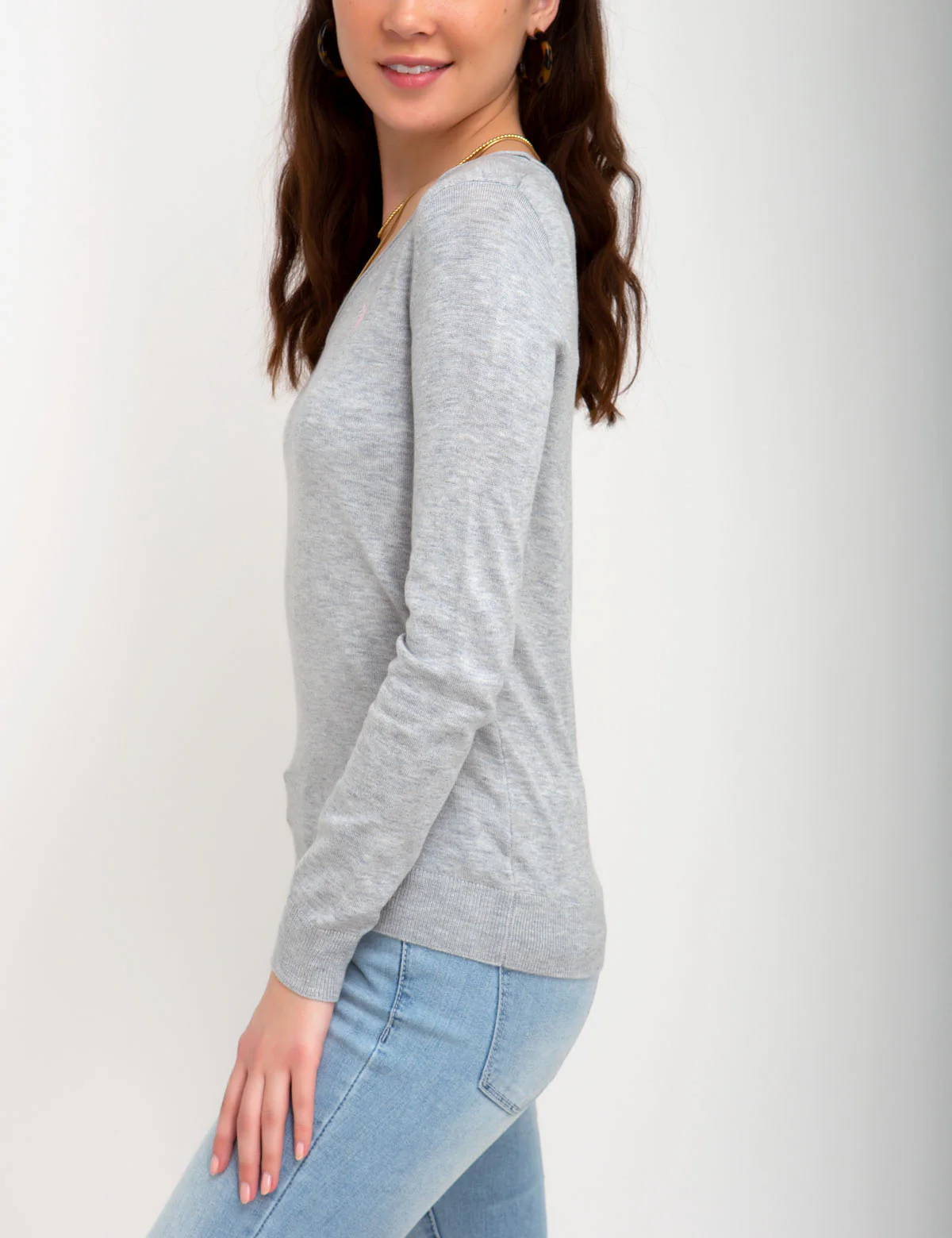 SOLID V-NECK SWEATER - Image 19