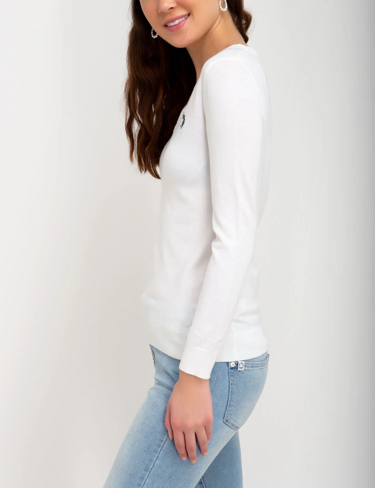 SOLID V-NECK SWEATER - Image 29