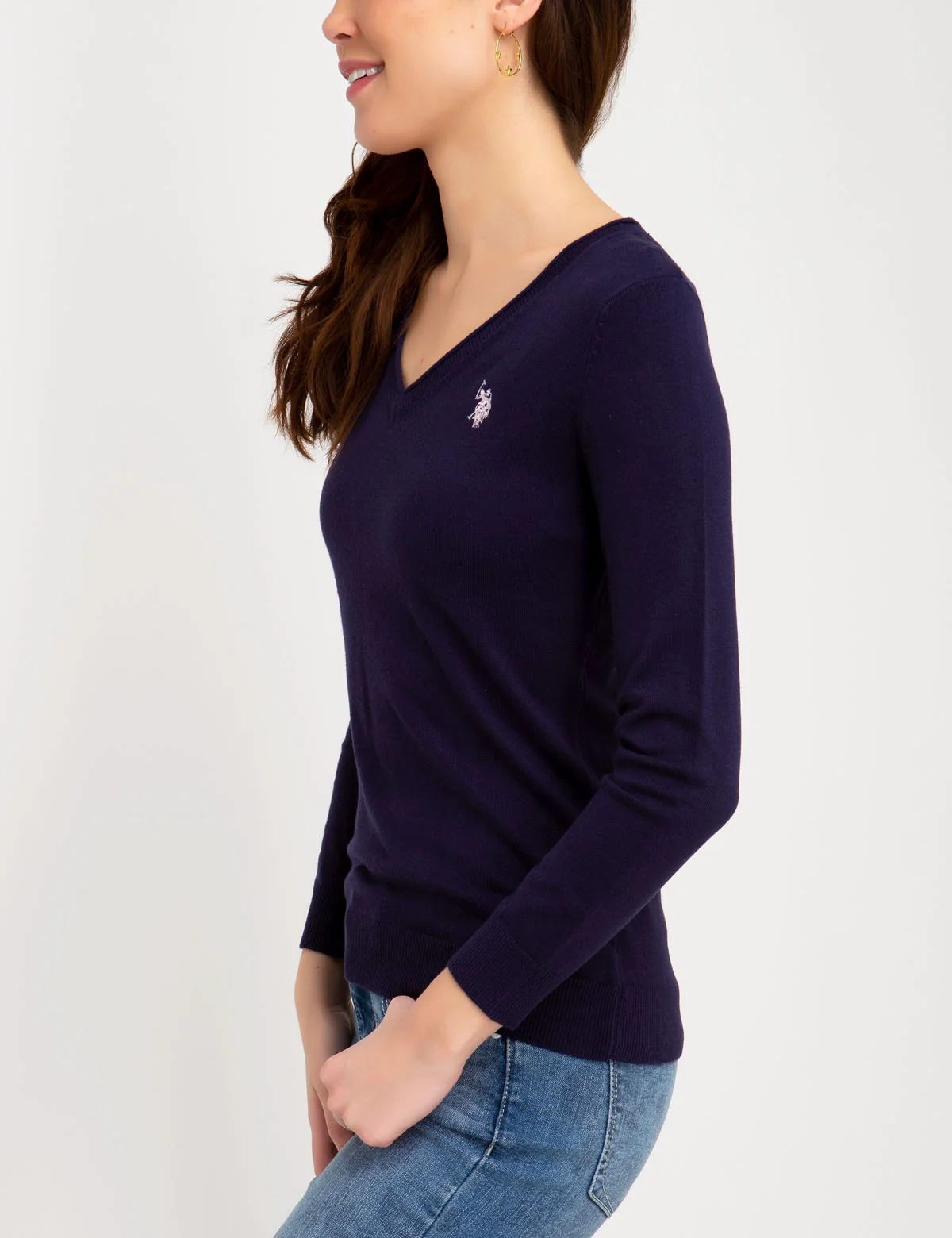 SOLID V-NECK SWEATER - Image 9