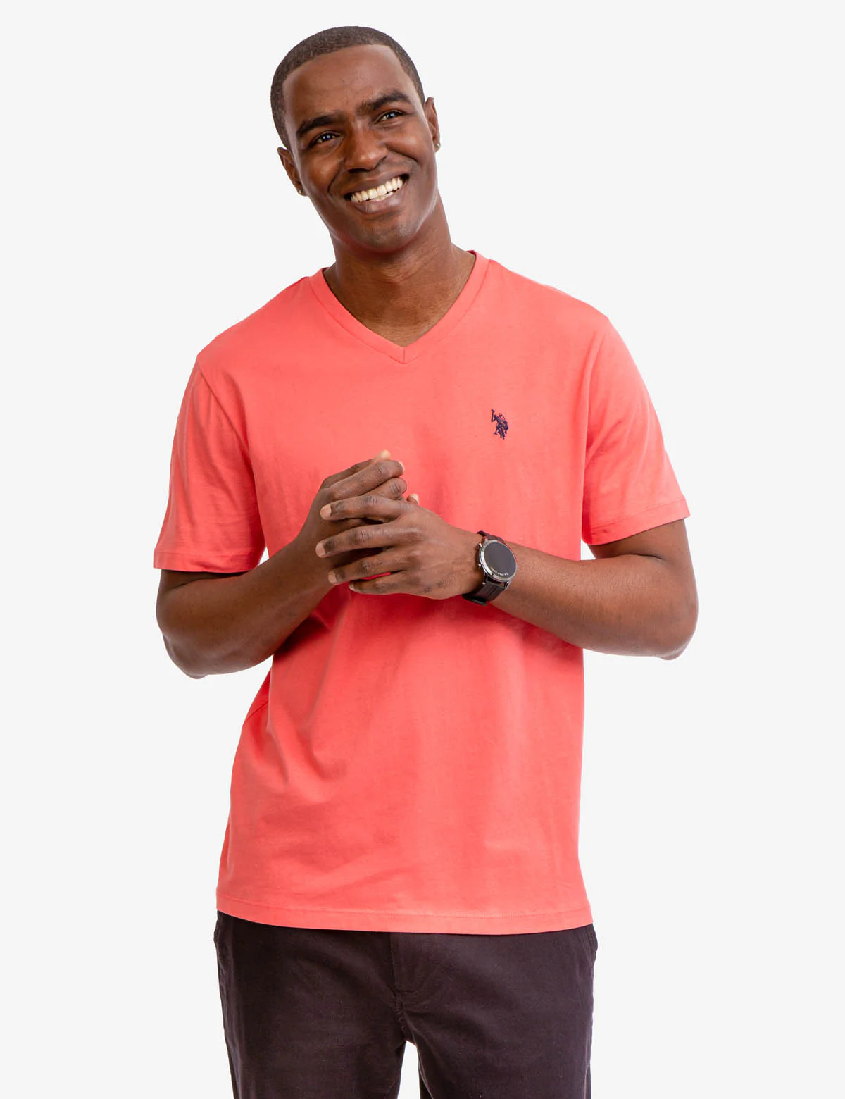 SOLID V-NECK T-SHIRT - Image 9