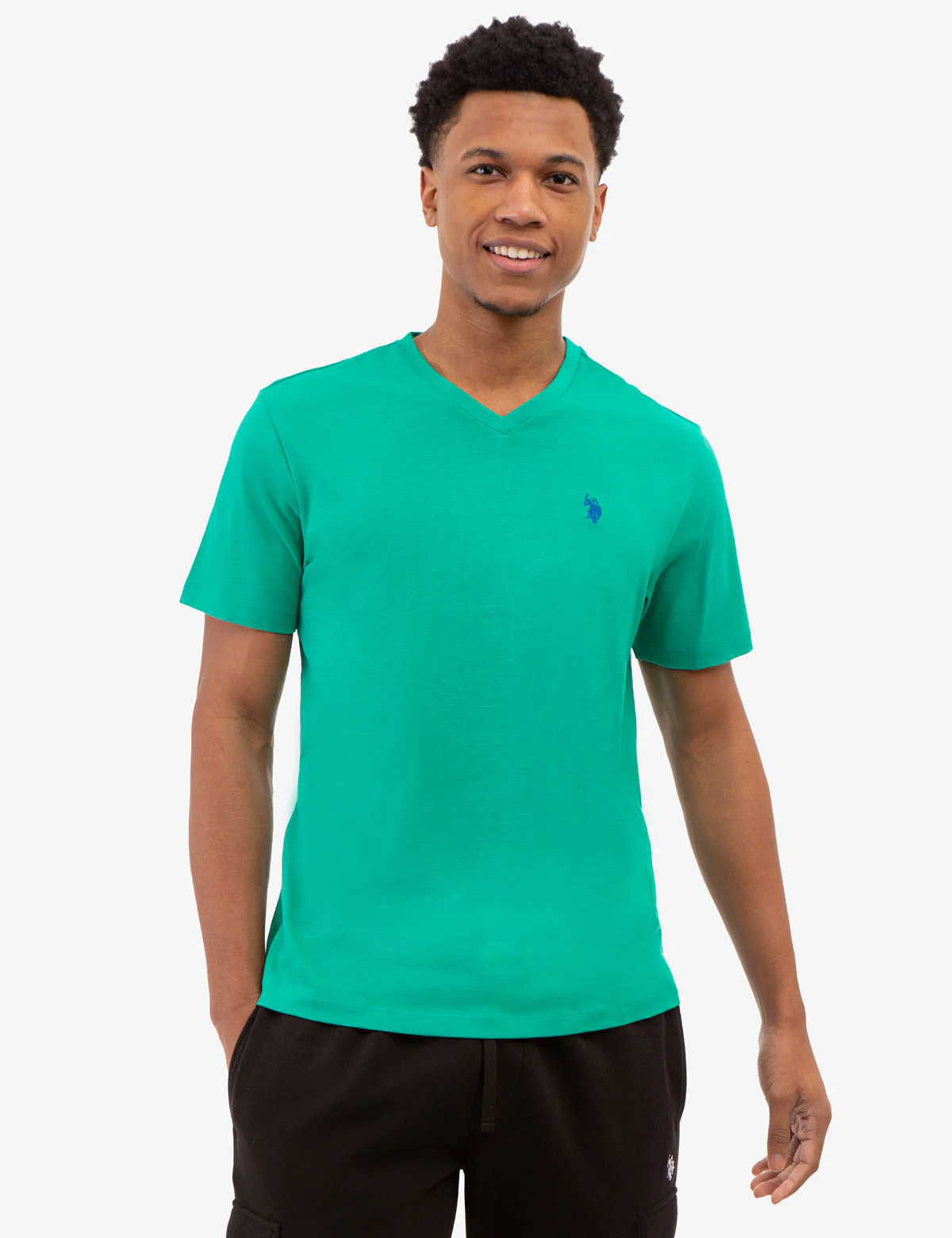 SOLID V-NECK T-SHIRT - Image 10