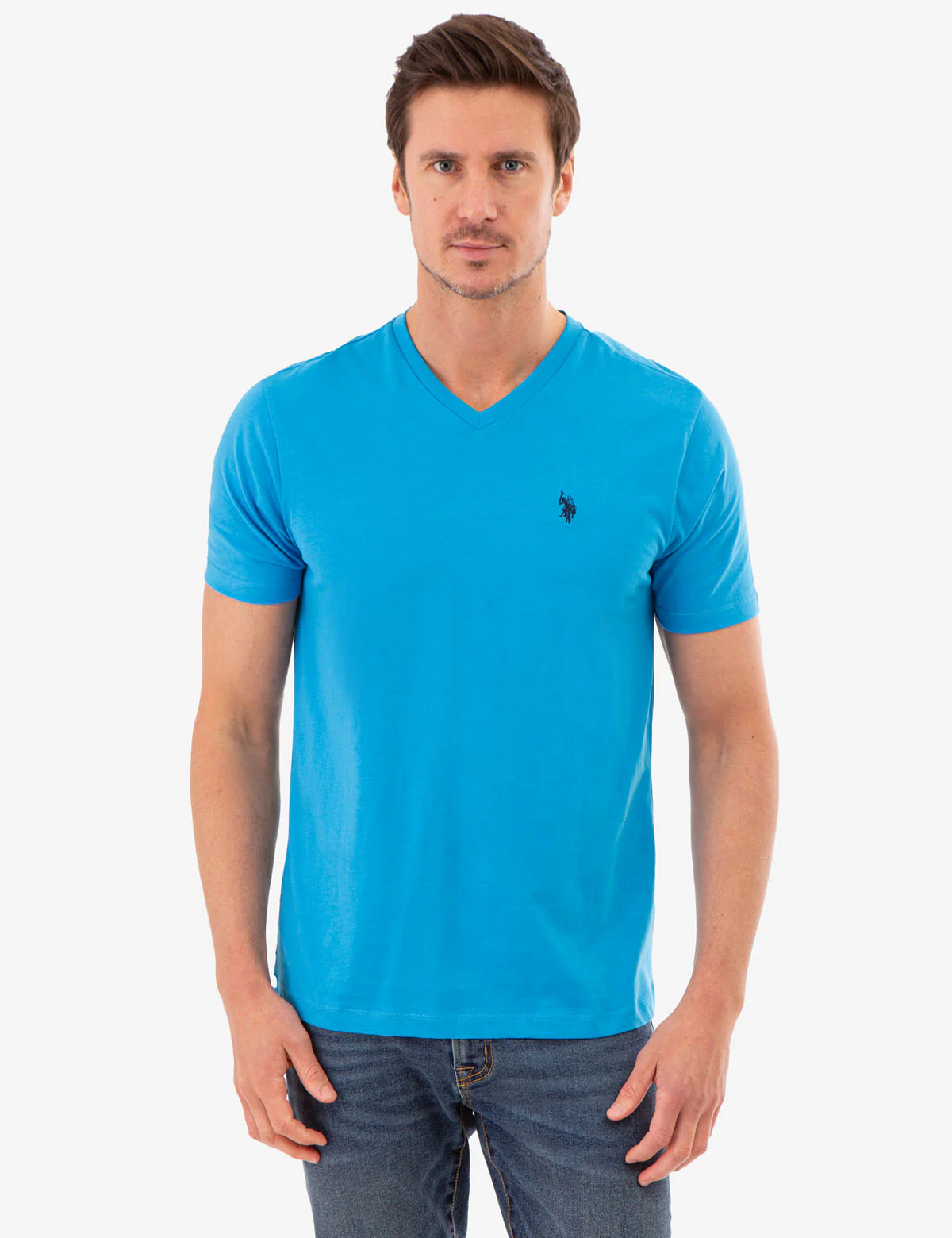 SOLID V-NECK T-SHIRT - Image 12