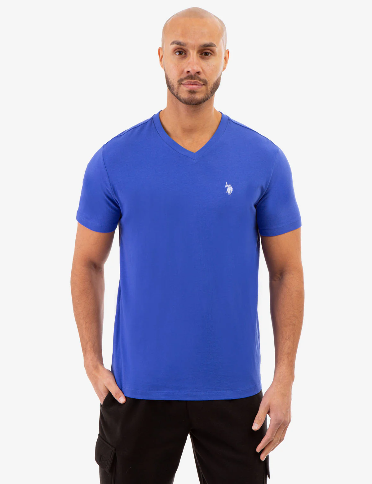 SOLID V-NECK T-SHIRT - Image 4