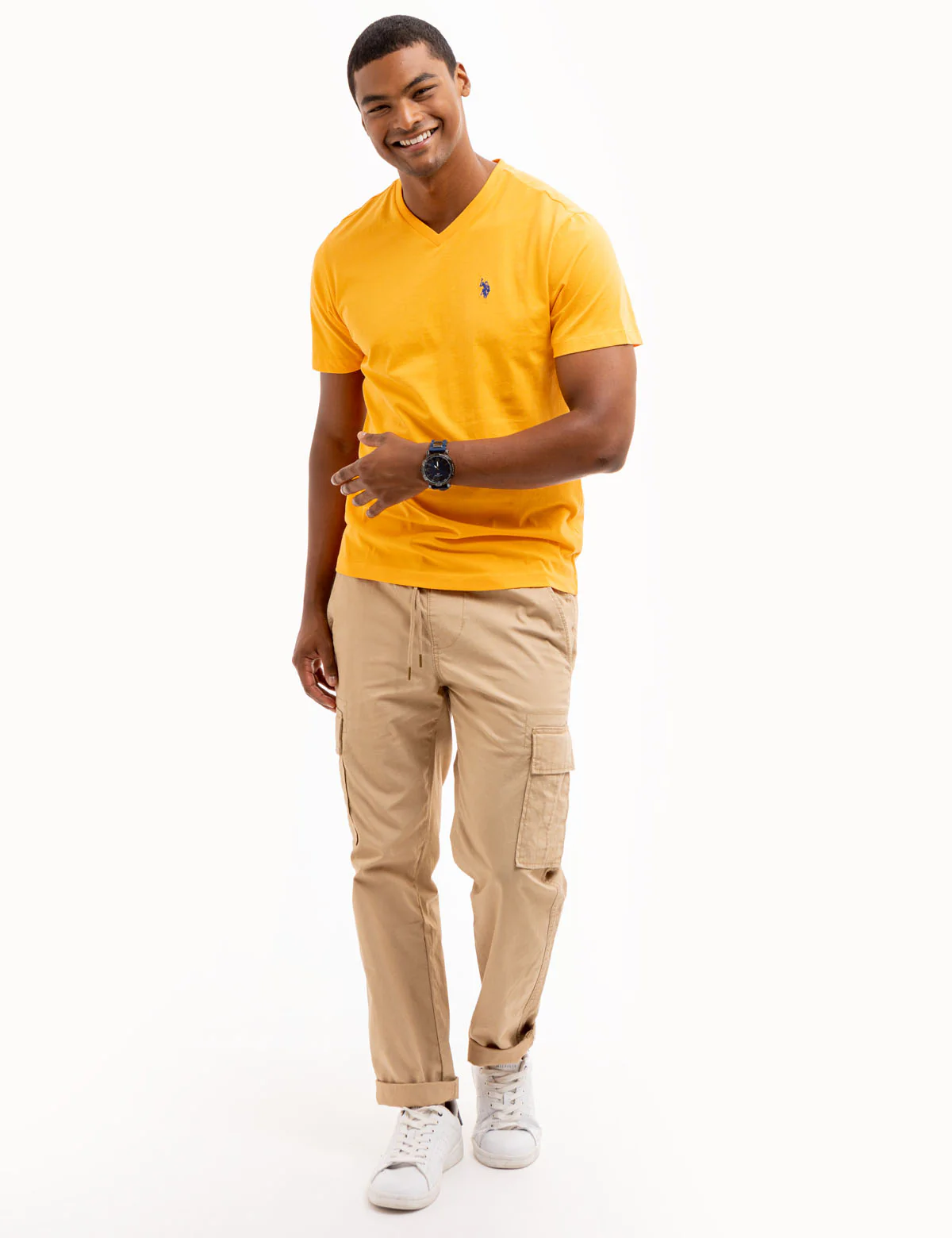 SOLID V-NECK T-SHIRT - Image 15