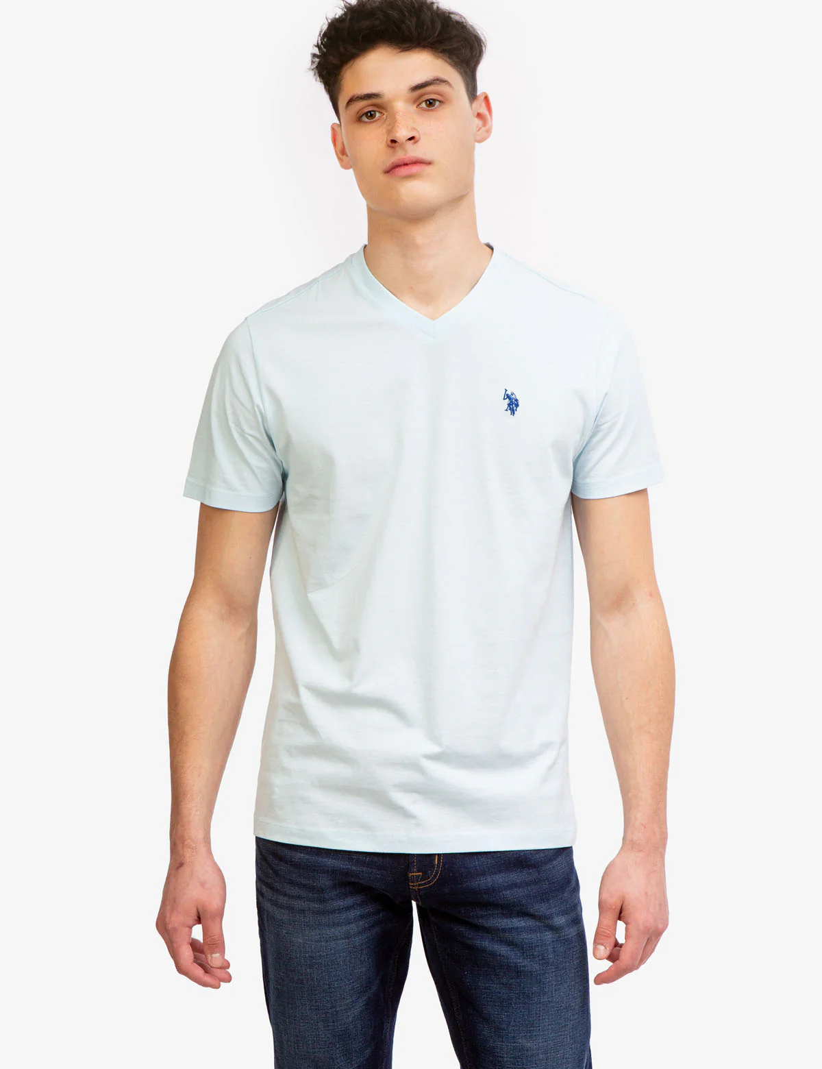 SOLID V-NECK T-SHIRT - Image 10