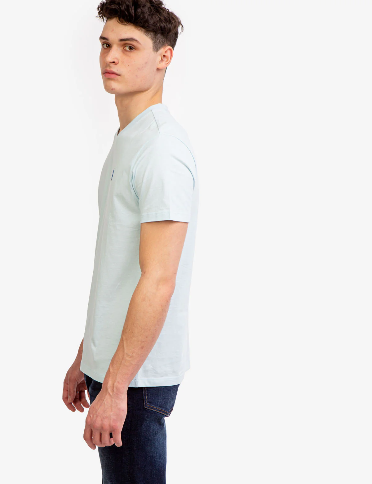 SOLID V-NECK T-SHIRT - Image 12