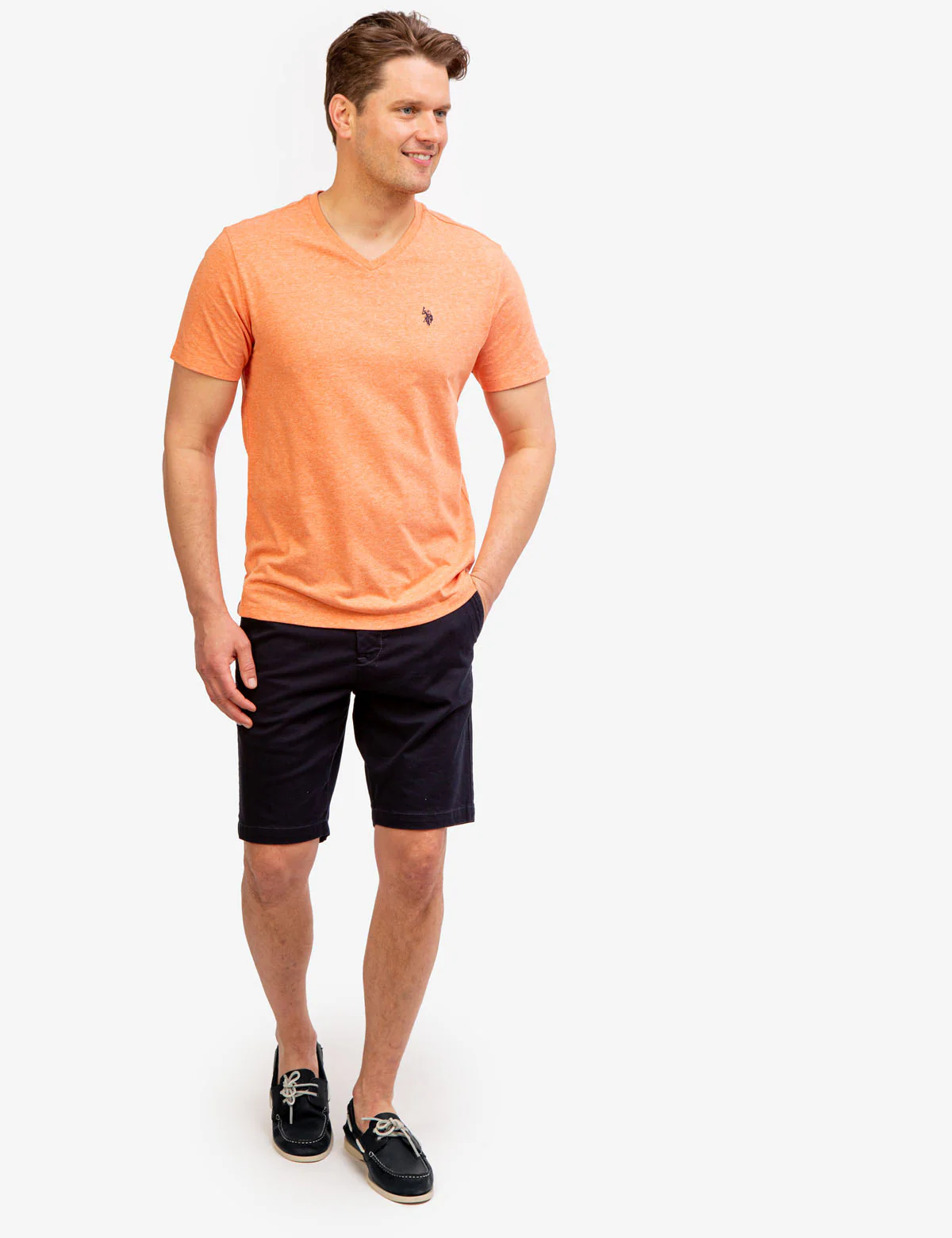 SOLID V-NECK T-SHIRT - Image 16