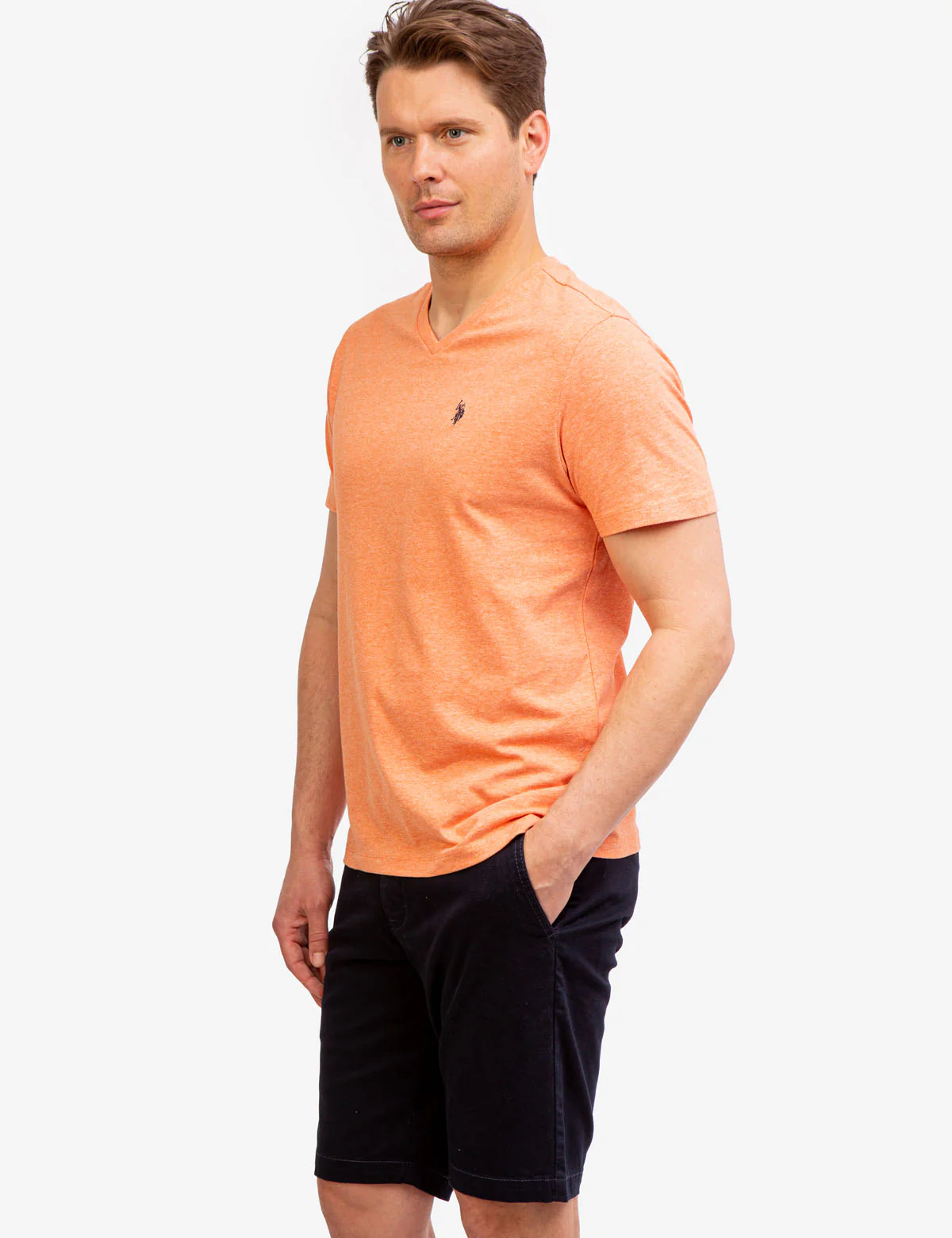 SOLID V-NECK T-SHIRT - Image 17