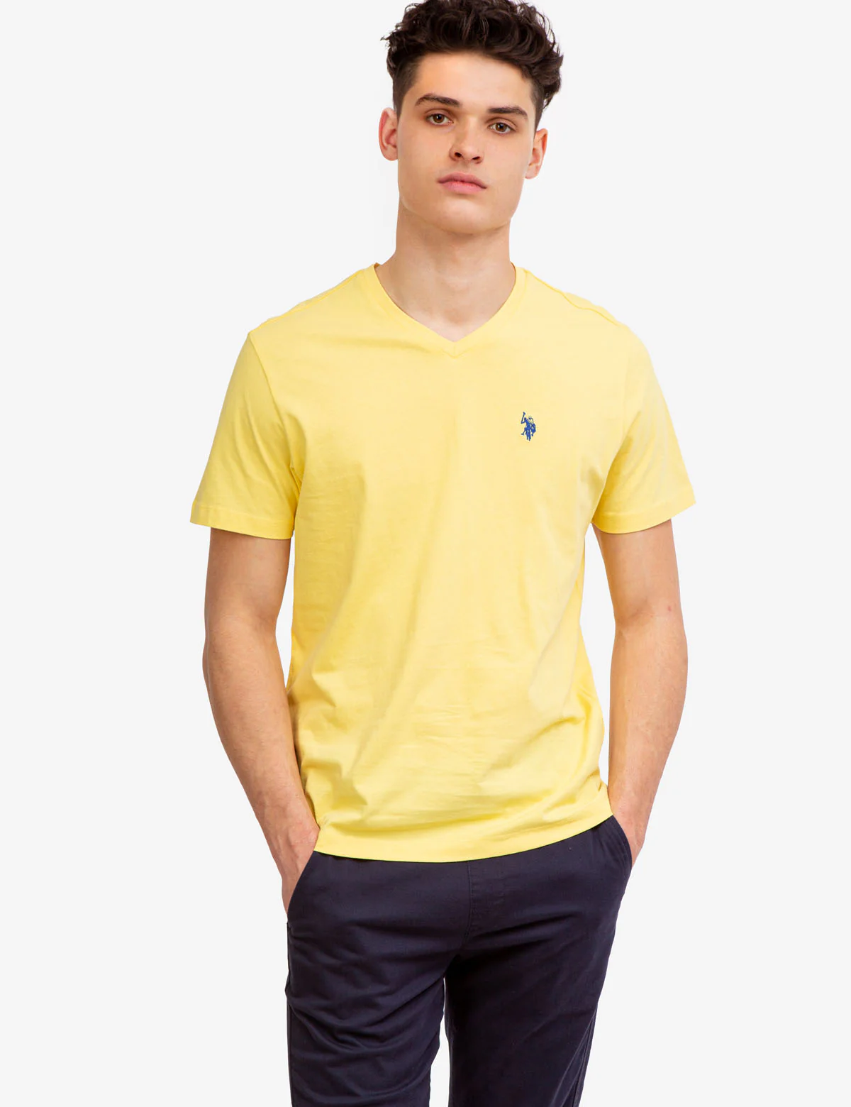 SOLID V-NECK T-SHIRT - Image 24