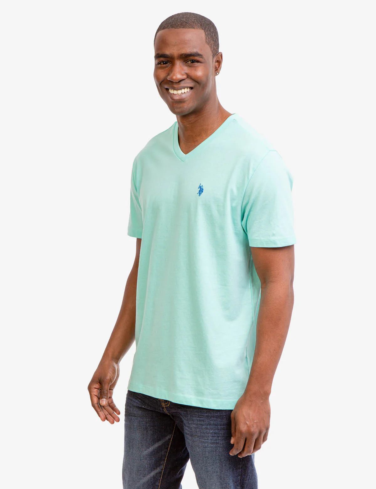SOLID V-NECK T-SHIRT - Image 6