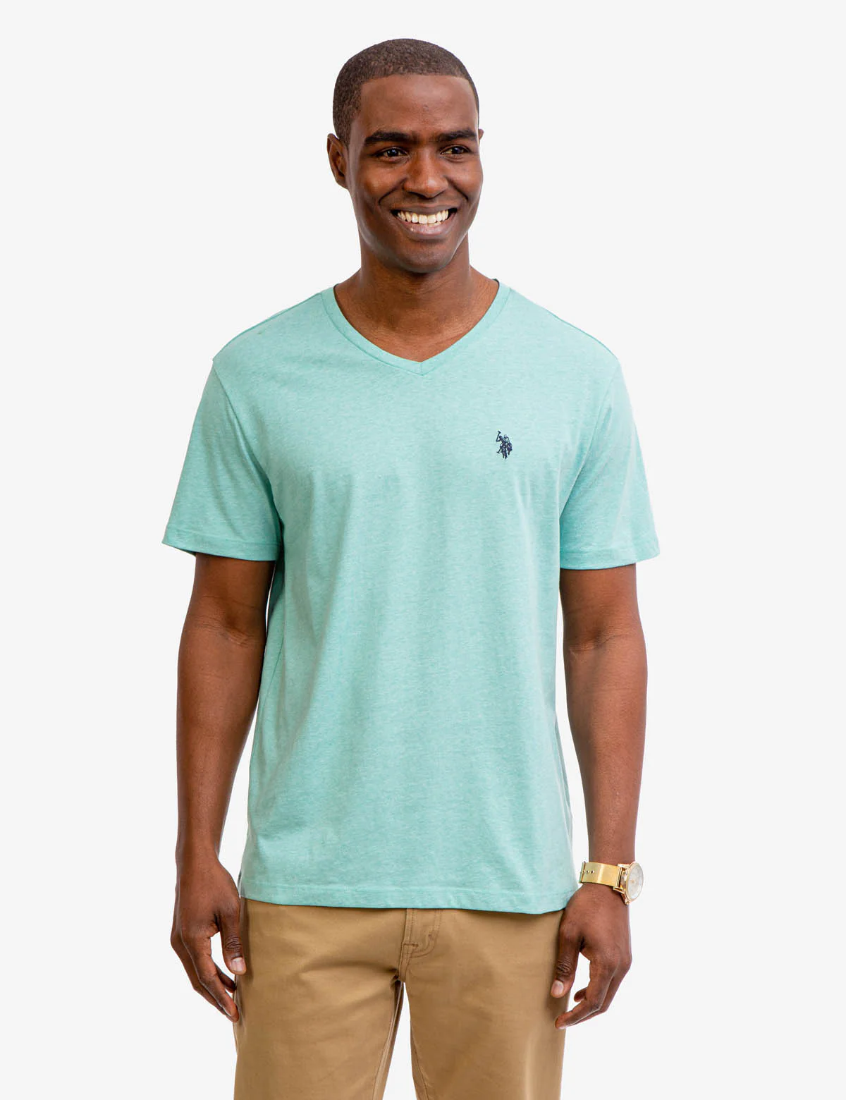 SOLID V-NECK T-SHIRT - Image 8