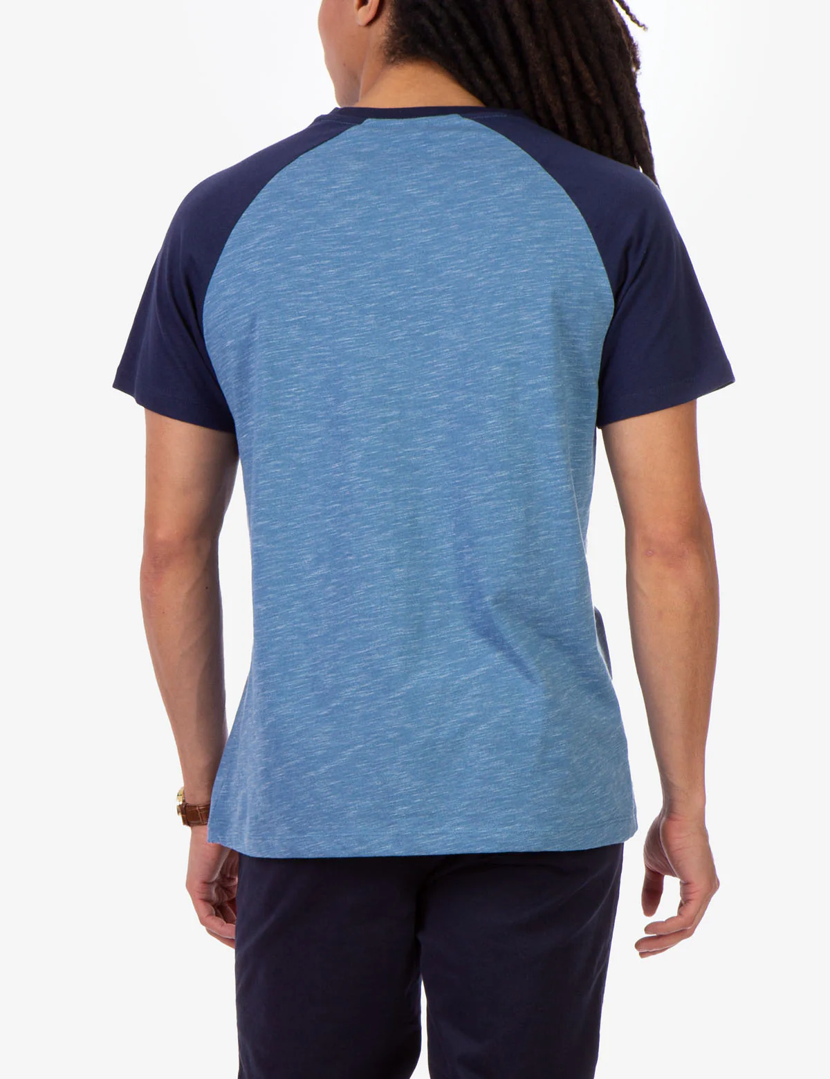 SPACE DYE CREW NECK T-SHIRT - Image 3