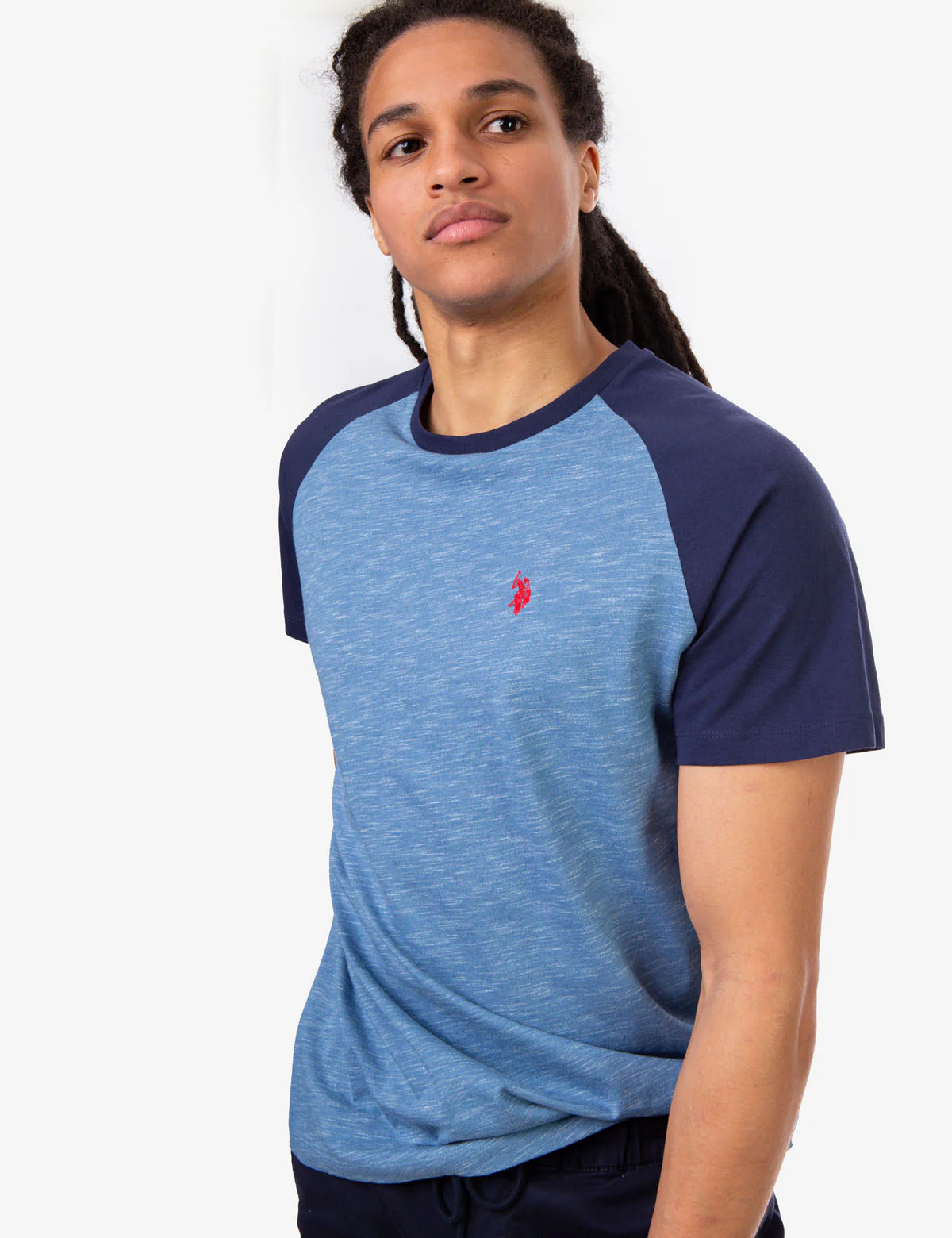 SPACE DYE CREW NECK T-SHIRT - Image 5