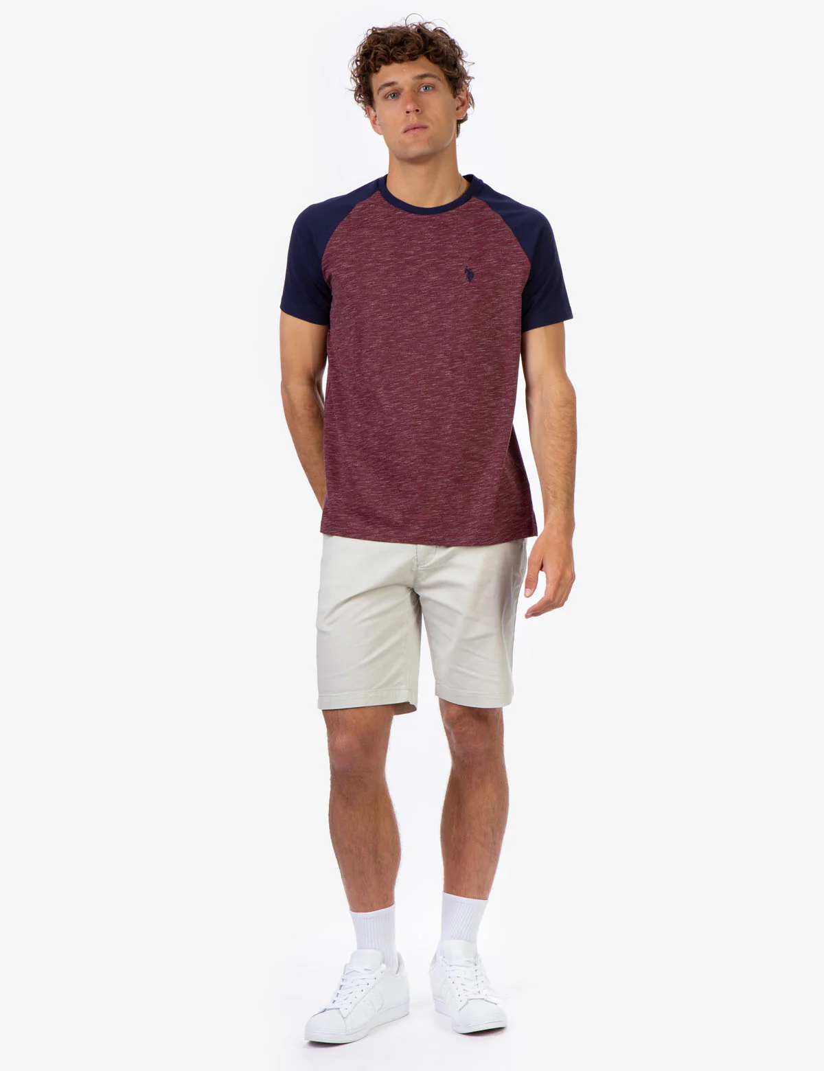 SPACE DYE CREW NECK T-SHIRT - Image 7