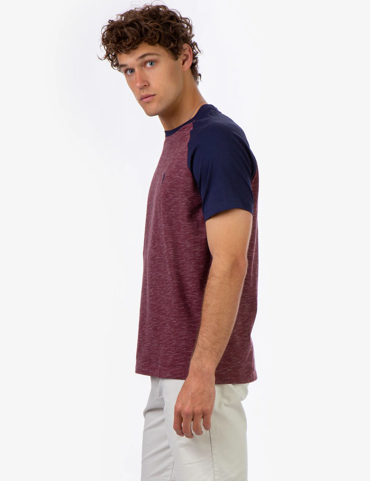 SPACE DYE CREW NECK T-SHIRT - Image 8