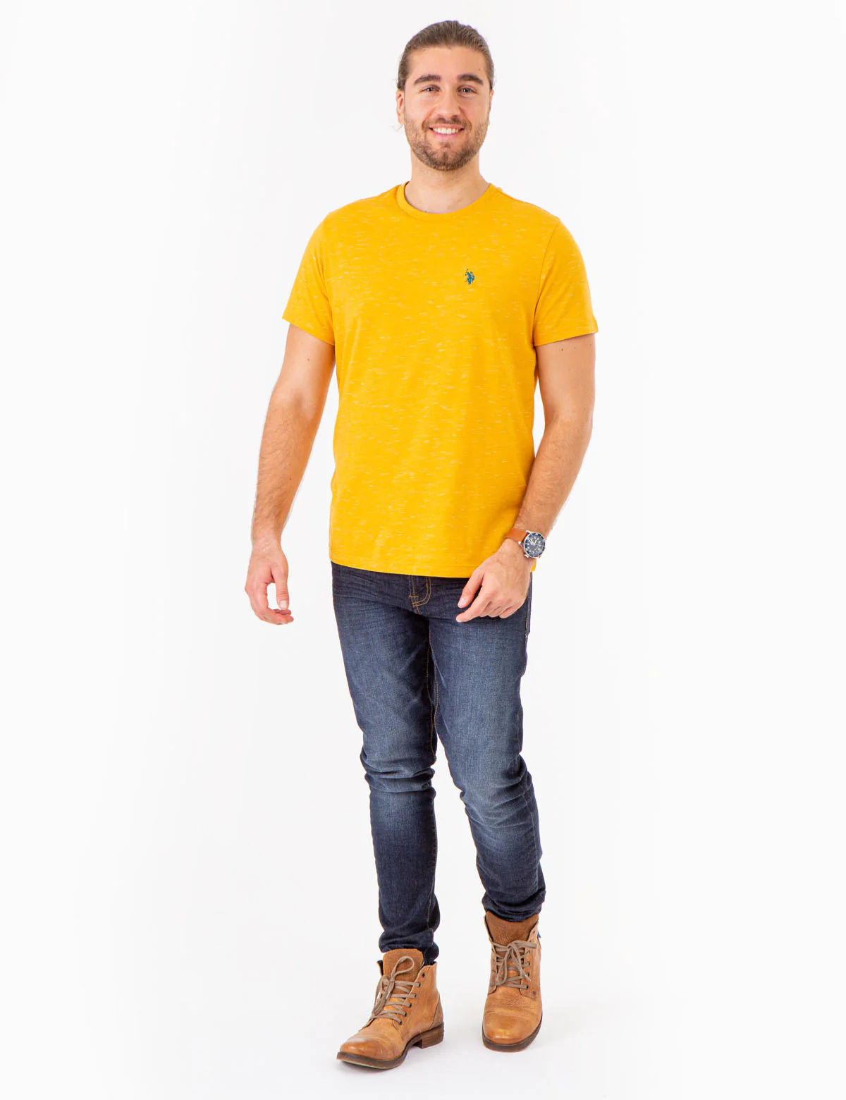 SPACE DYE CREW NECK T-SHIRT - Image 13