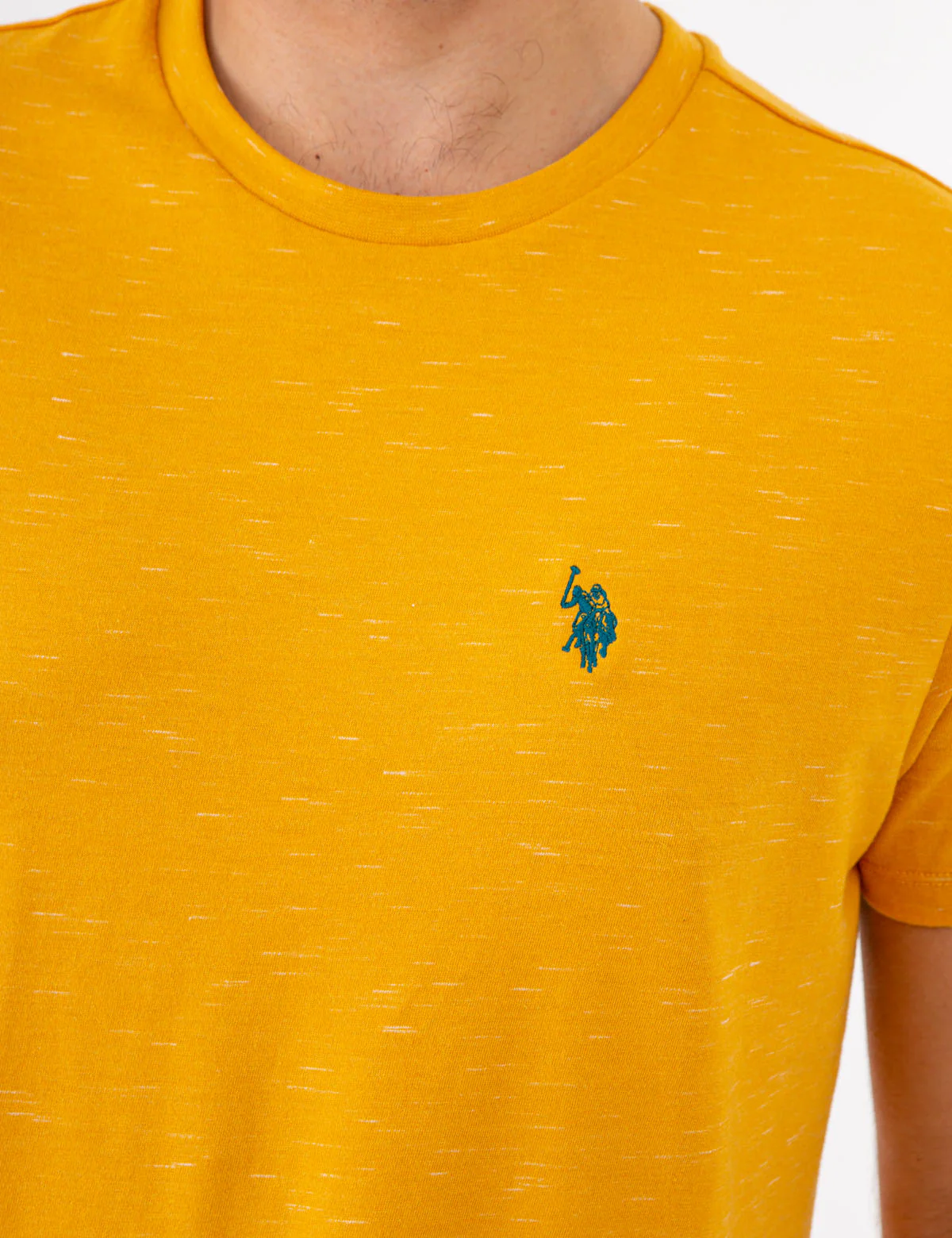 SPACE DYE CREW NECK T-SHIRT - Image 15