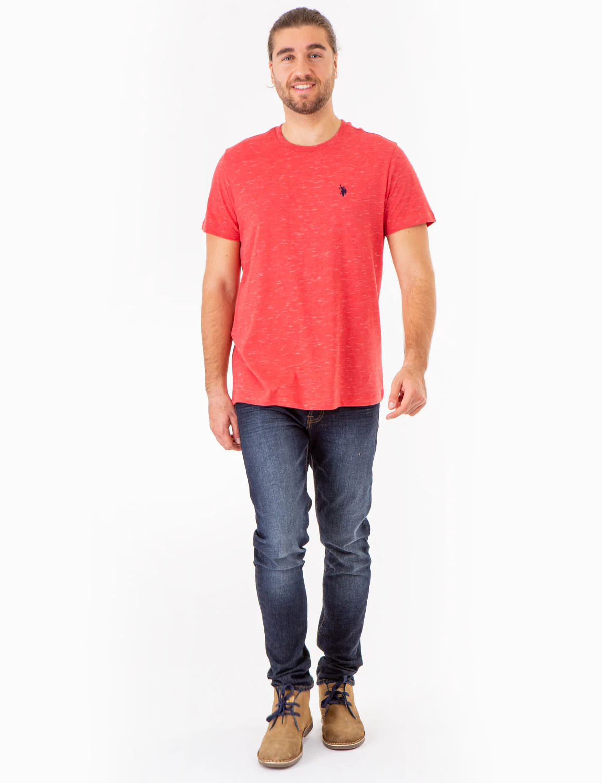 SPACE DYE CREW NECK T-SHIRT - Image 17