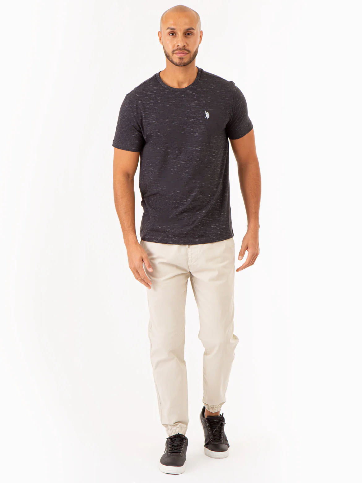 SPACE DYE CREW NECK T-SHIRT - Image 5
