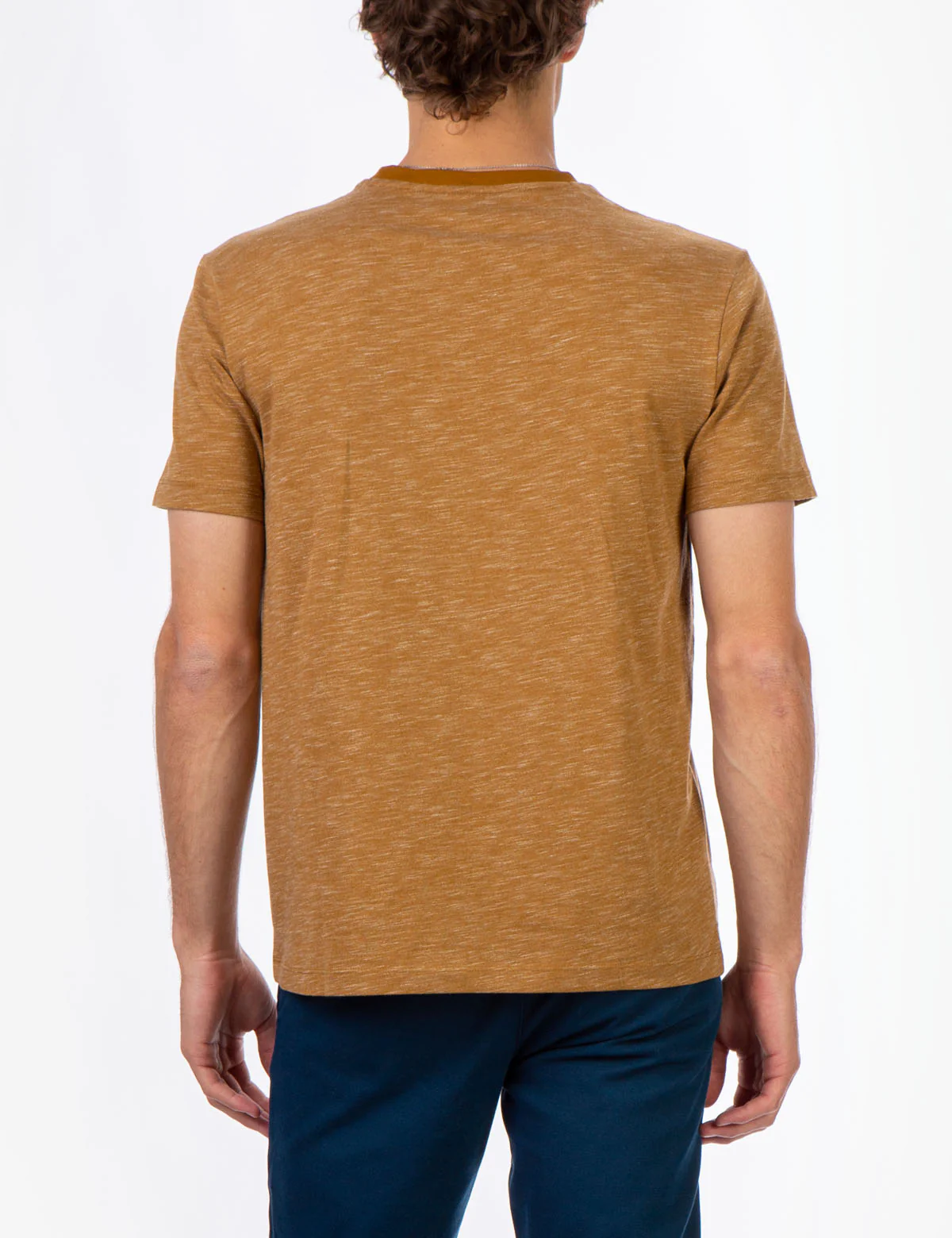SPACE DYE CREW NECK T-SHIRT - Image 4