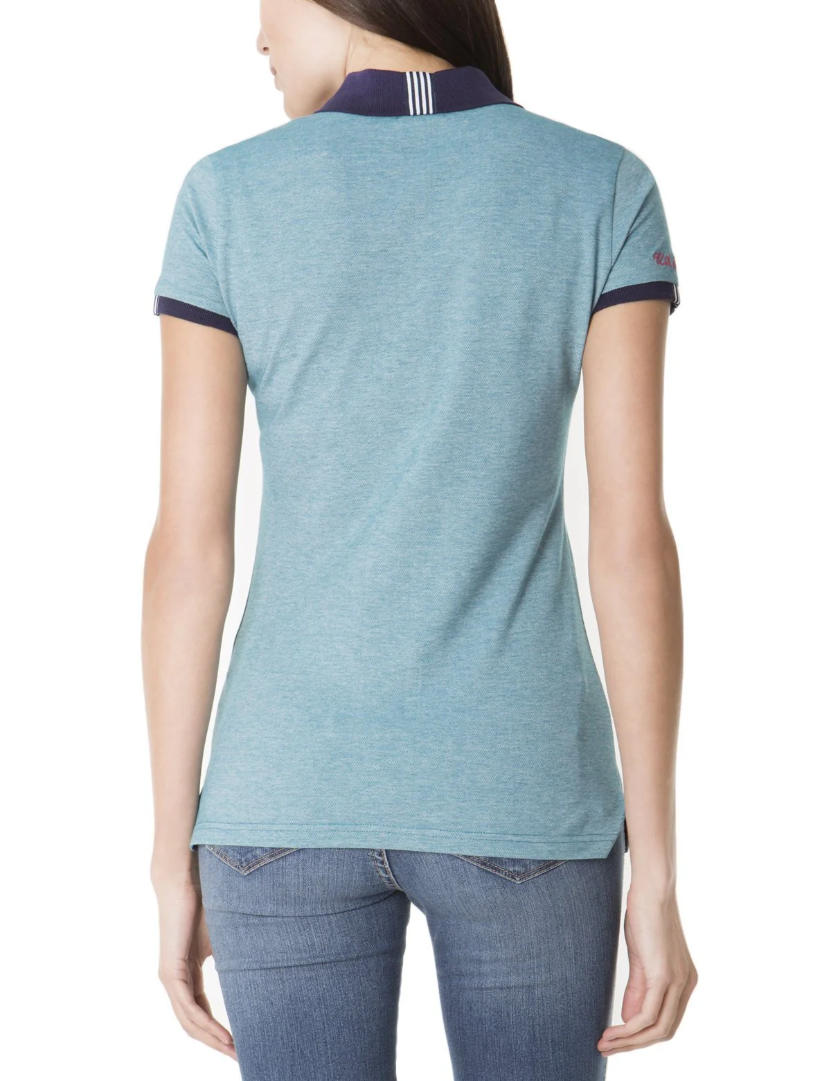 Space Dye Design Polo Shirt - Image 4