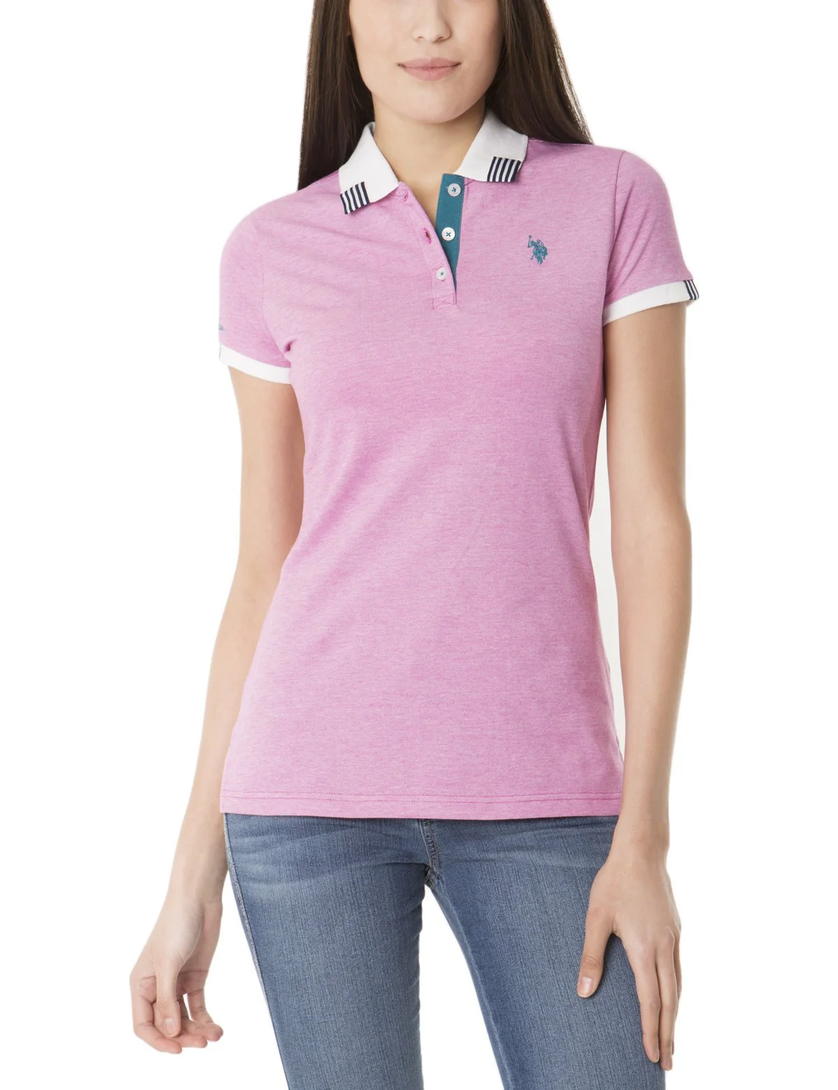 Space Dye Design Polo Shirt - Image 7