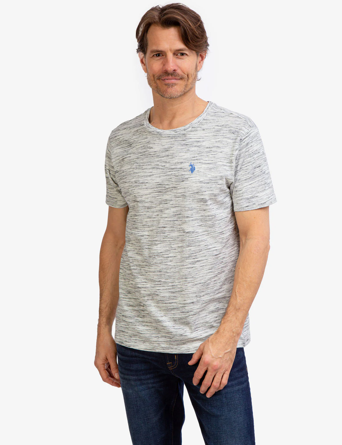 SPACE DYE JERSEY T-SHIRT