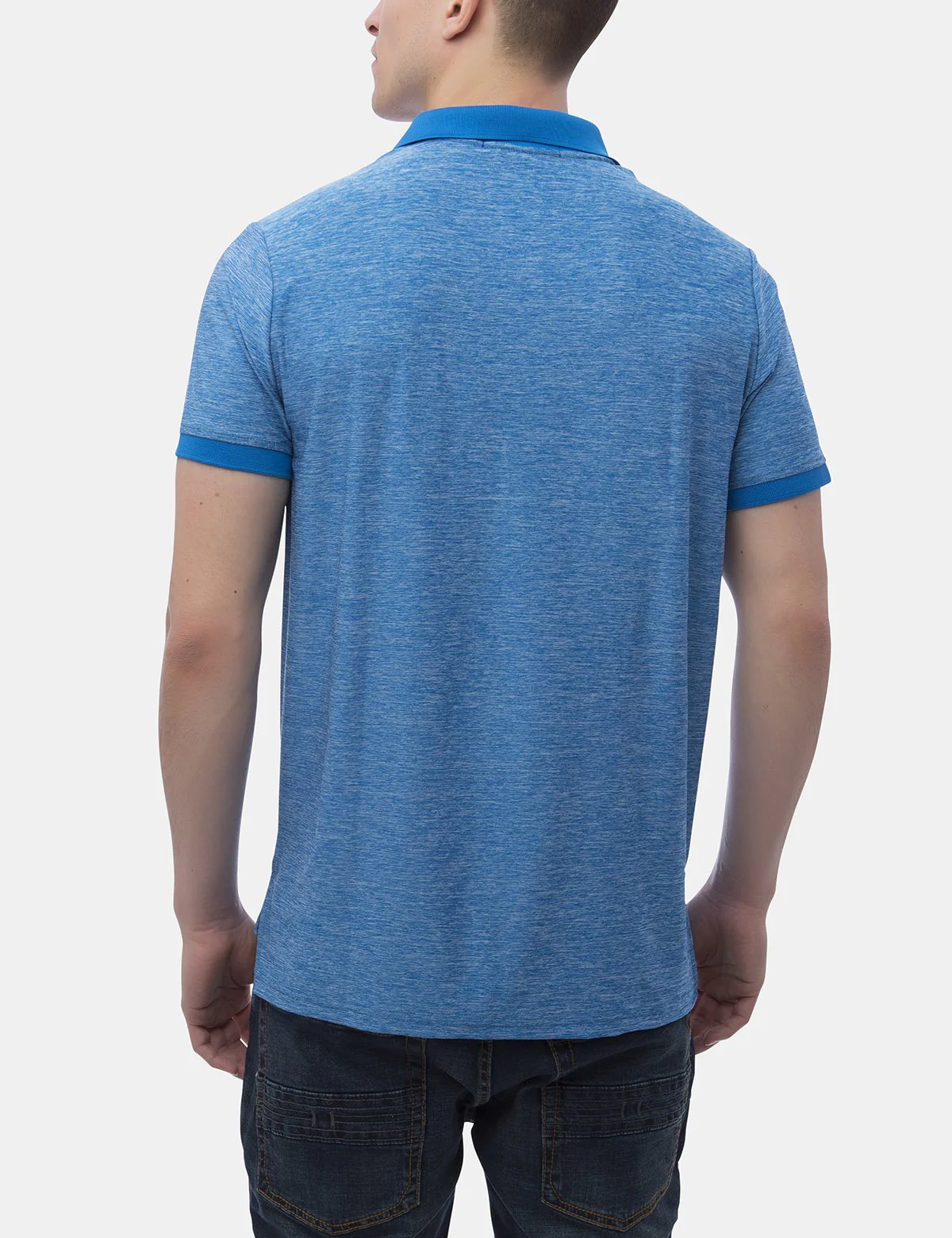 SPACE DYE PERFORMANCE POLO SHIRT - Image 7