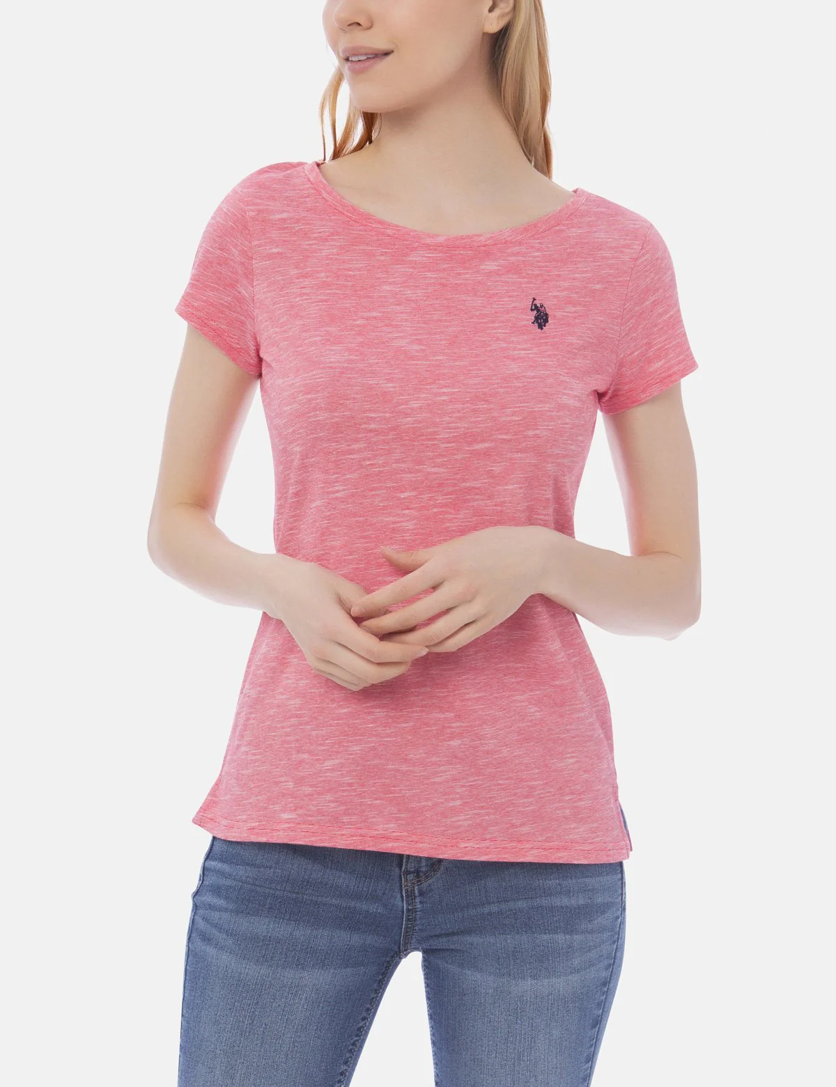 SPACE DYE SLUB JERSEY T-SHIRT - Image 5