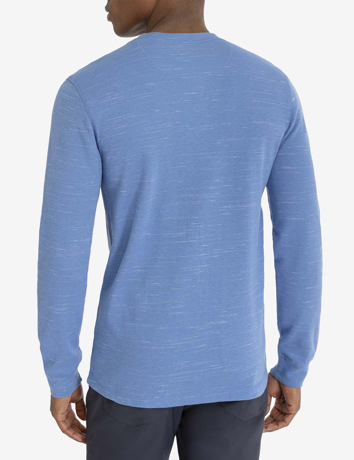 SPACE DYE THERMAL HENLEY - Image 17