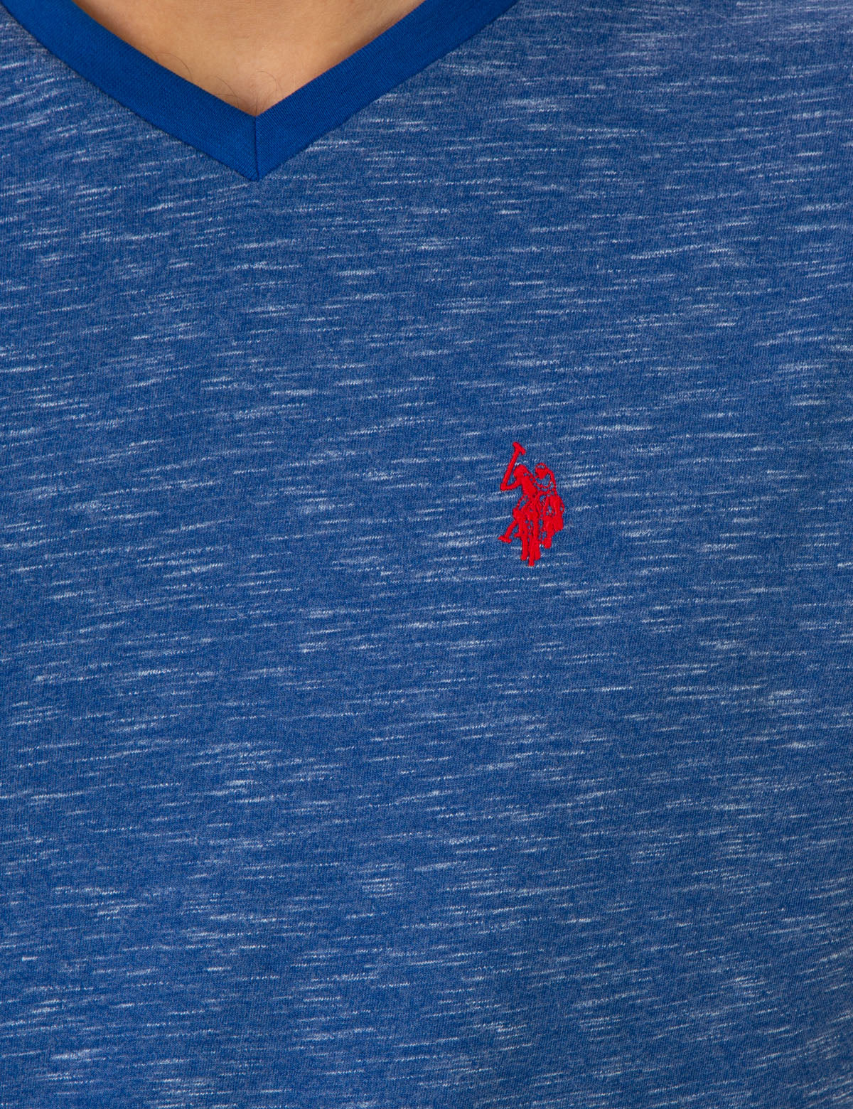 SPACE DYE V-NECK T-SHIRT - Image 10