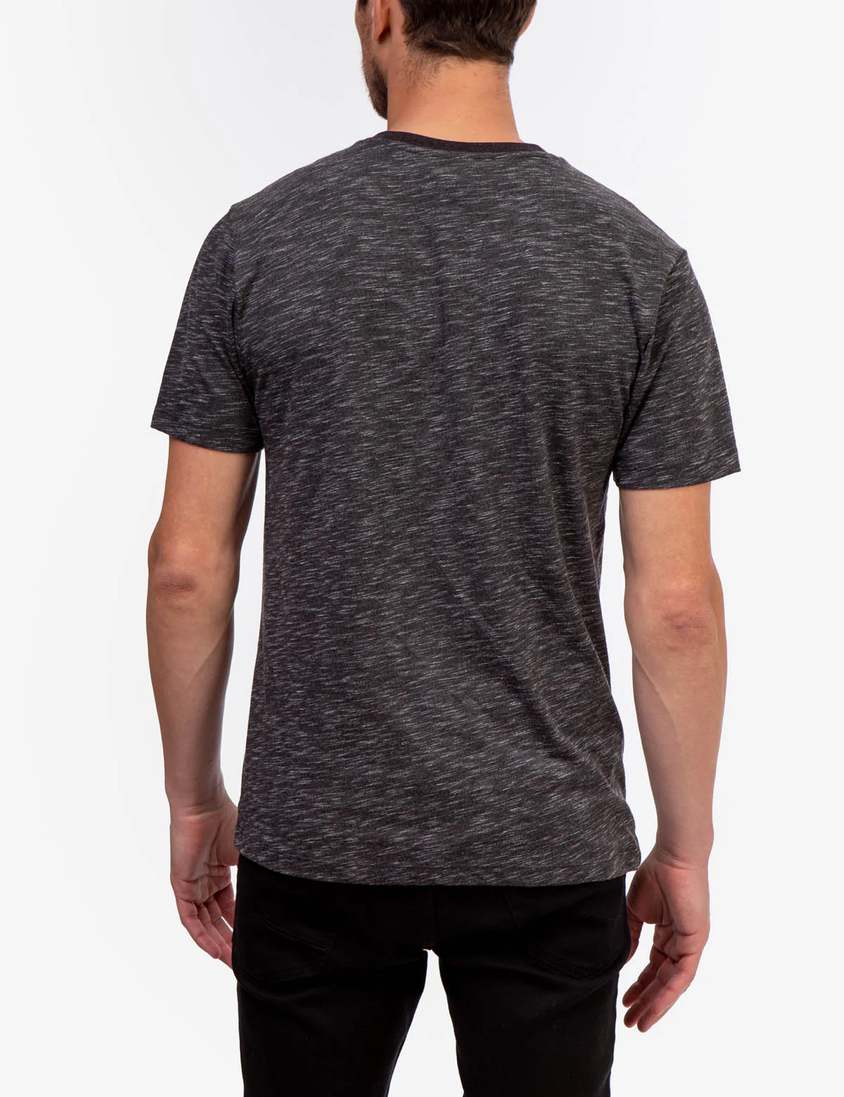 SPACE DYE V-NECK T-SHIRT - Image 3