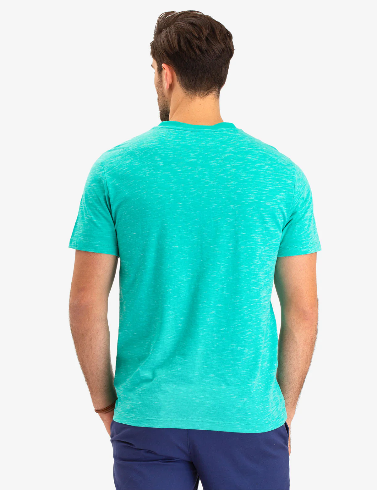 SPACE DYE V-NECK T-SHIRT - Image 3