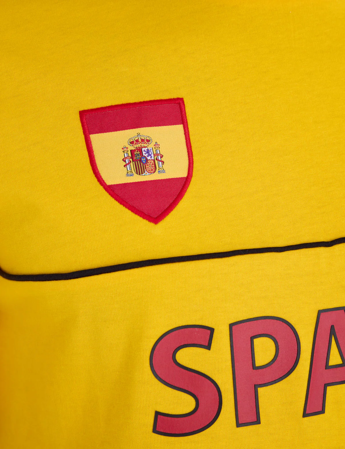 SPAIN SHIELD KNIT COLORBLOCK T-SHIRT - Image 3