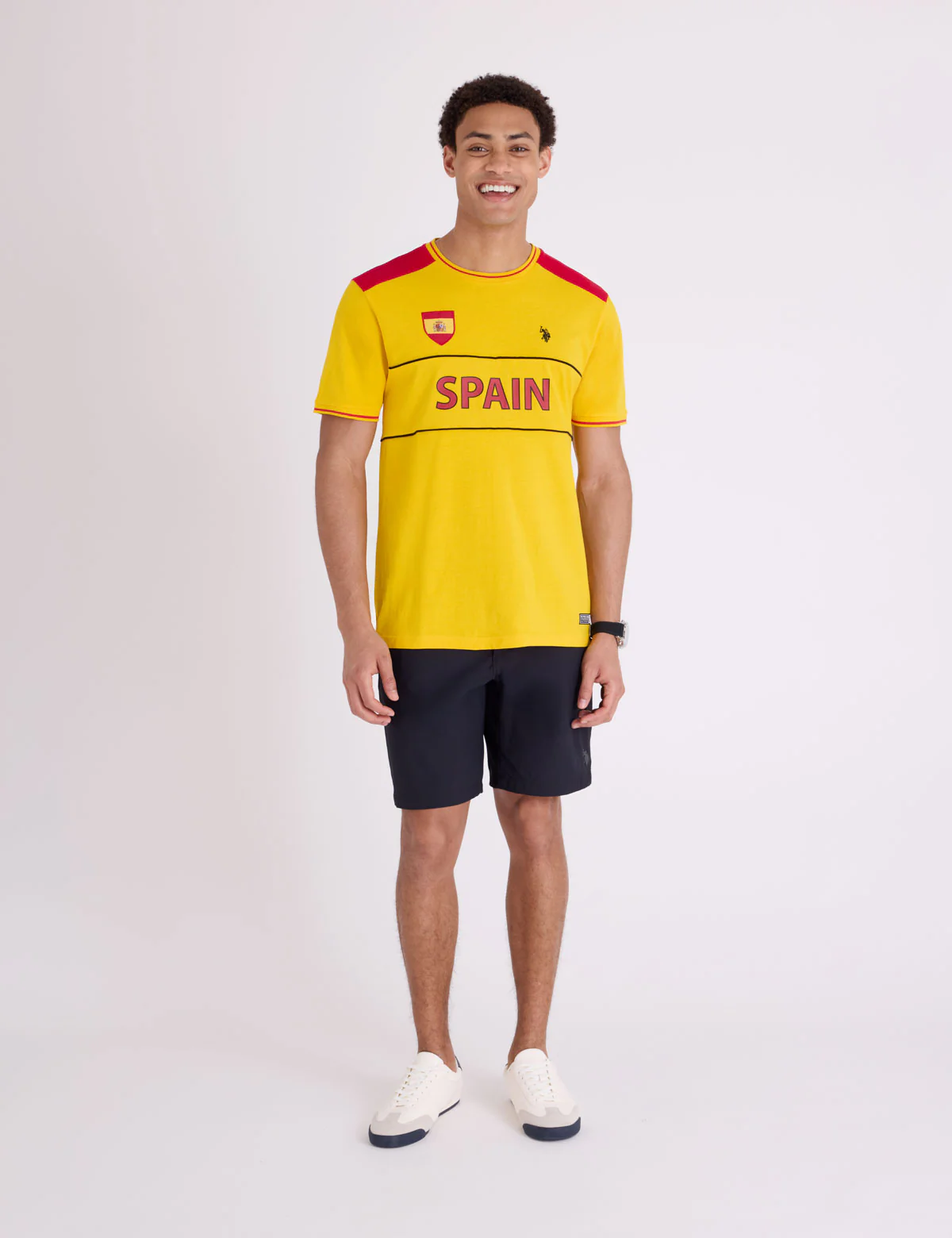 SPAIN SHIELD KNIT COLORBLOCK T-SHIRT - Image 5
