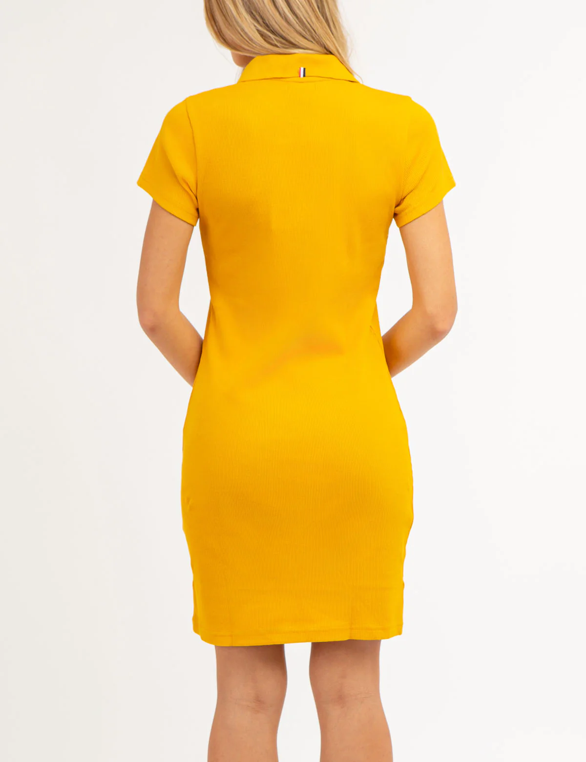 SPLIT NECK POLO DRESS - Image 9