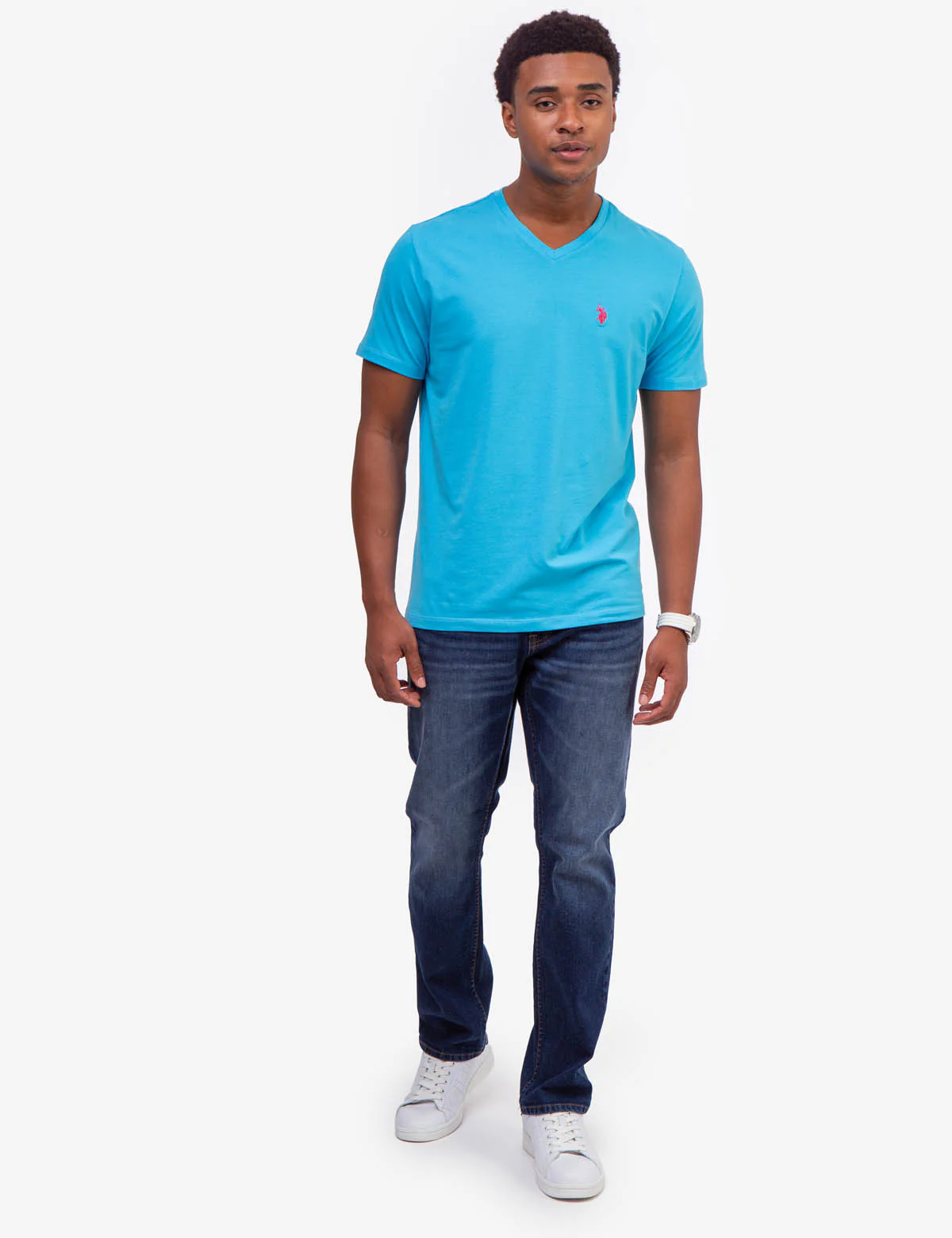 STRETCH V-NECK T-SHIRT - Image 2