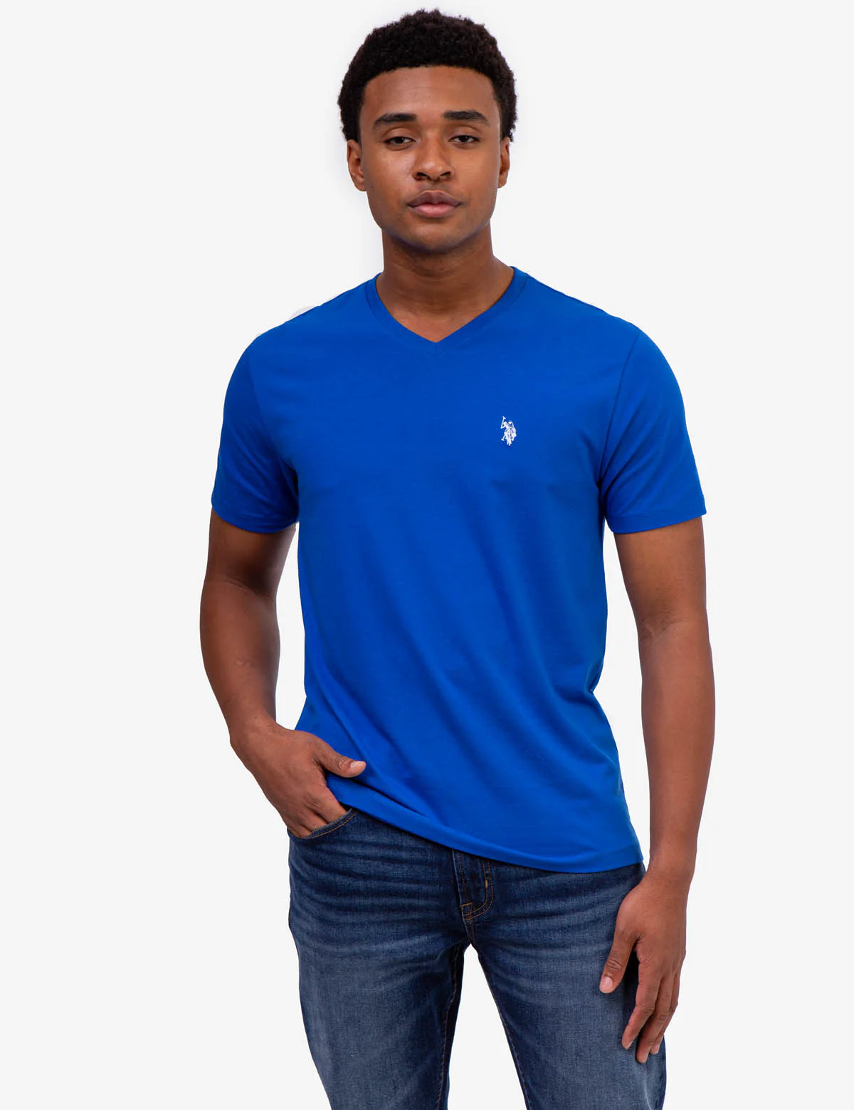 STRETCH V-NECK T-SHIRT - Image 20