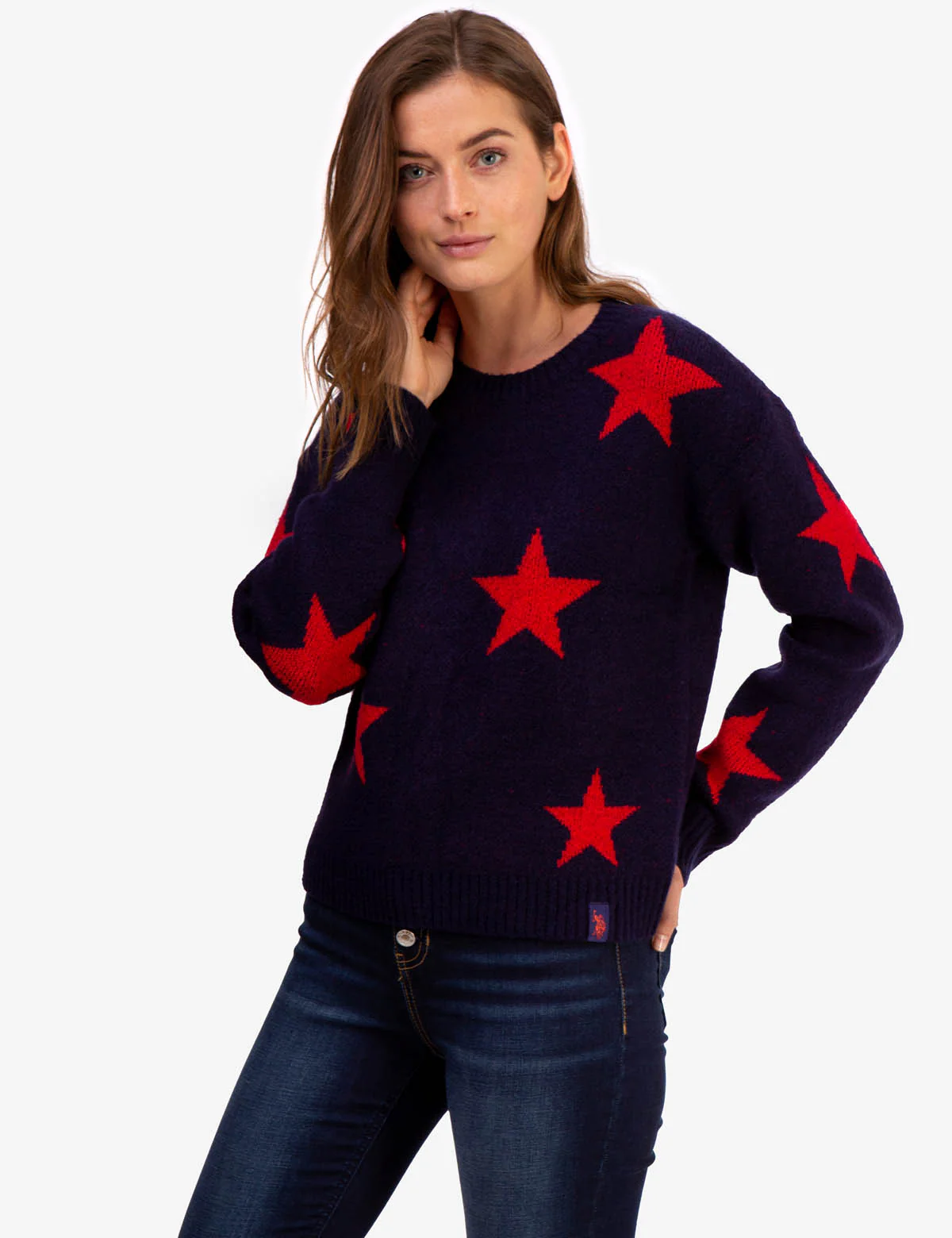 STAR CREW NECK SWEATER
