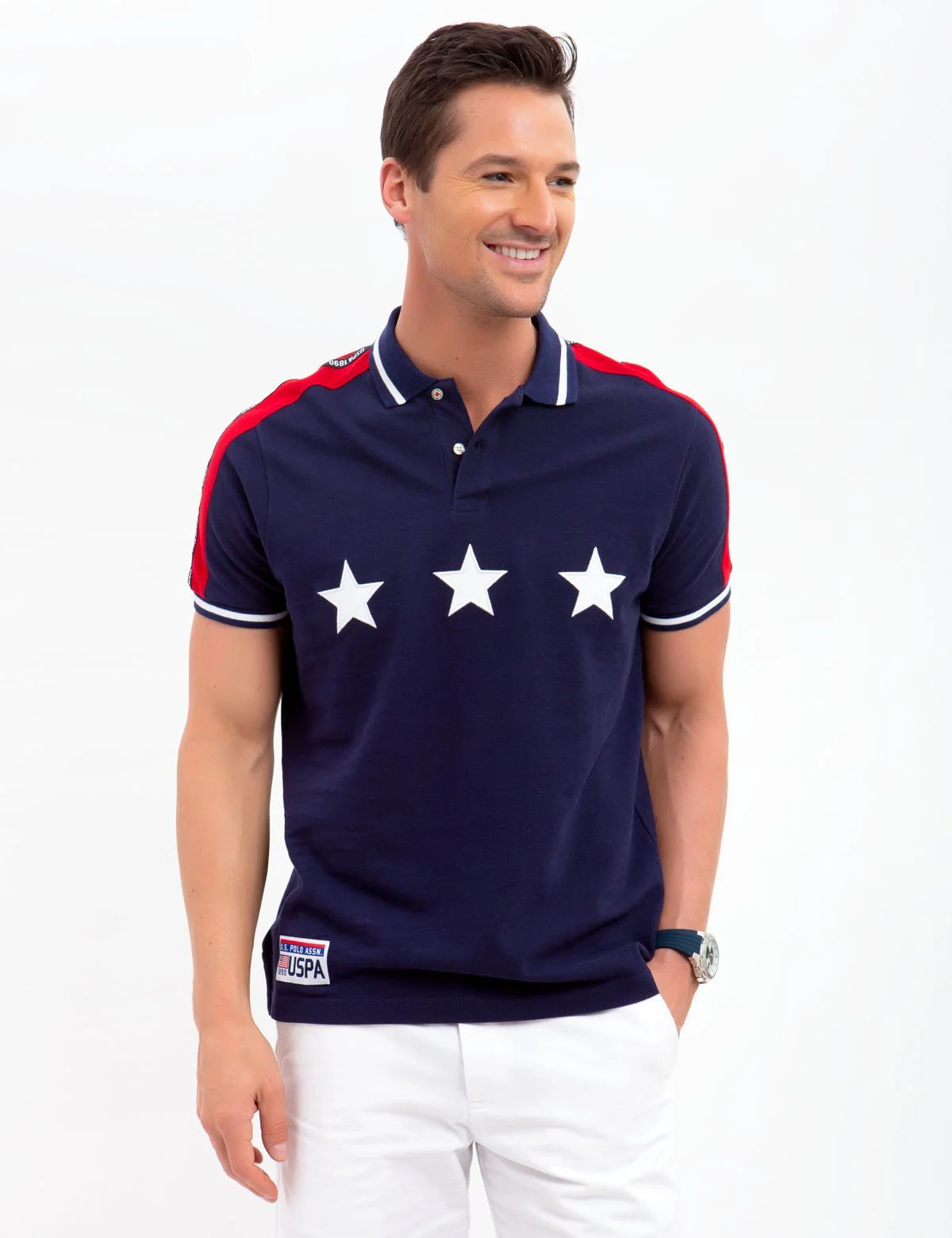 STAR PIQUE POLO SHIRT