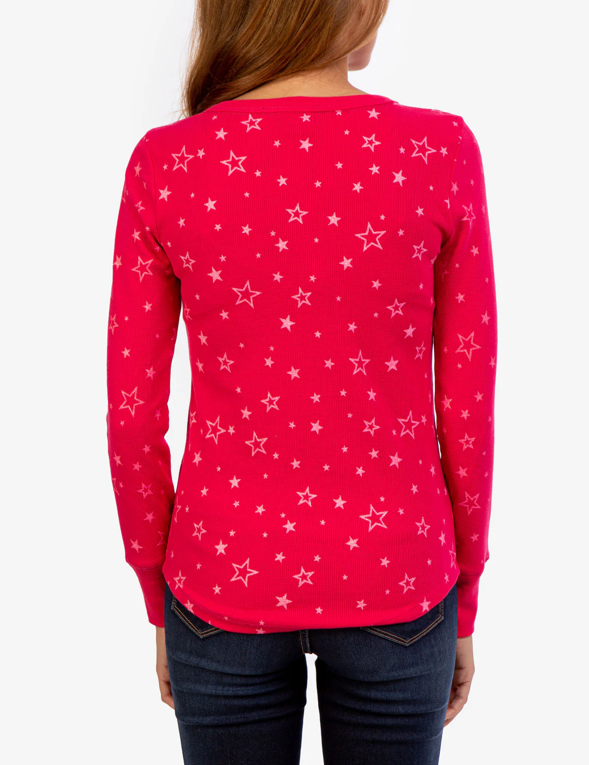 STAR PRINT BUTTON CREW THERMAL - Image 4