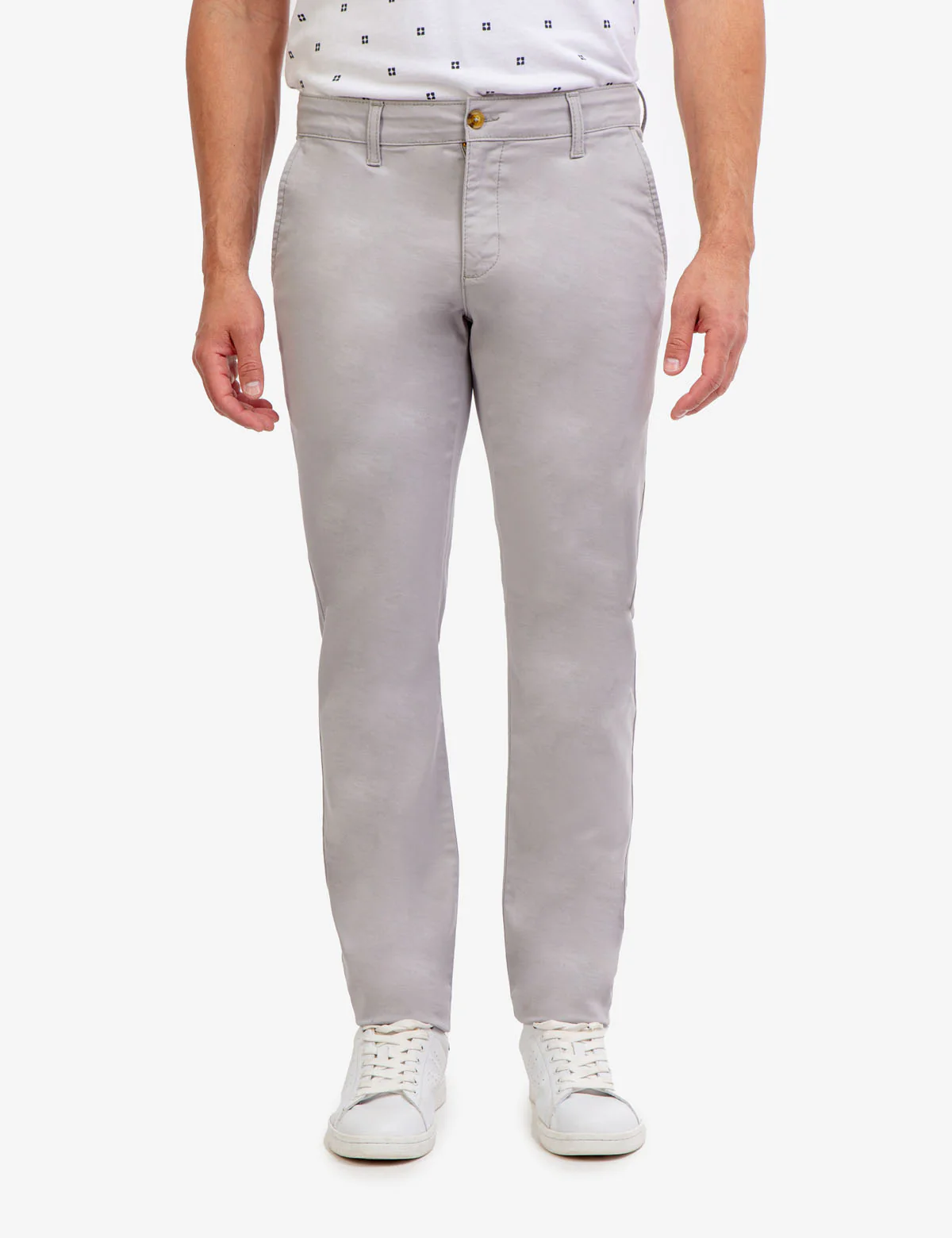 STRAIGHT TWILL CHINO PANTS - Image 12
