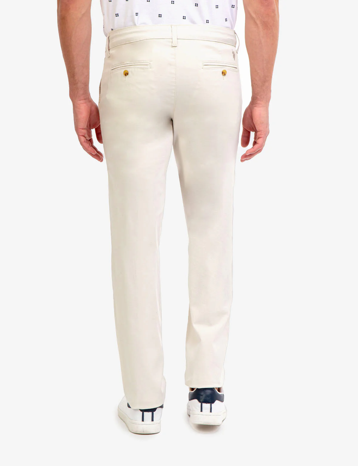 STRAIGHT TWILL CHINO PANTS - Image 3
