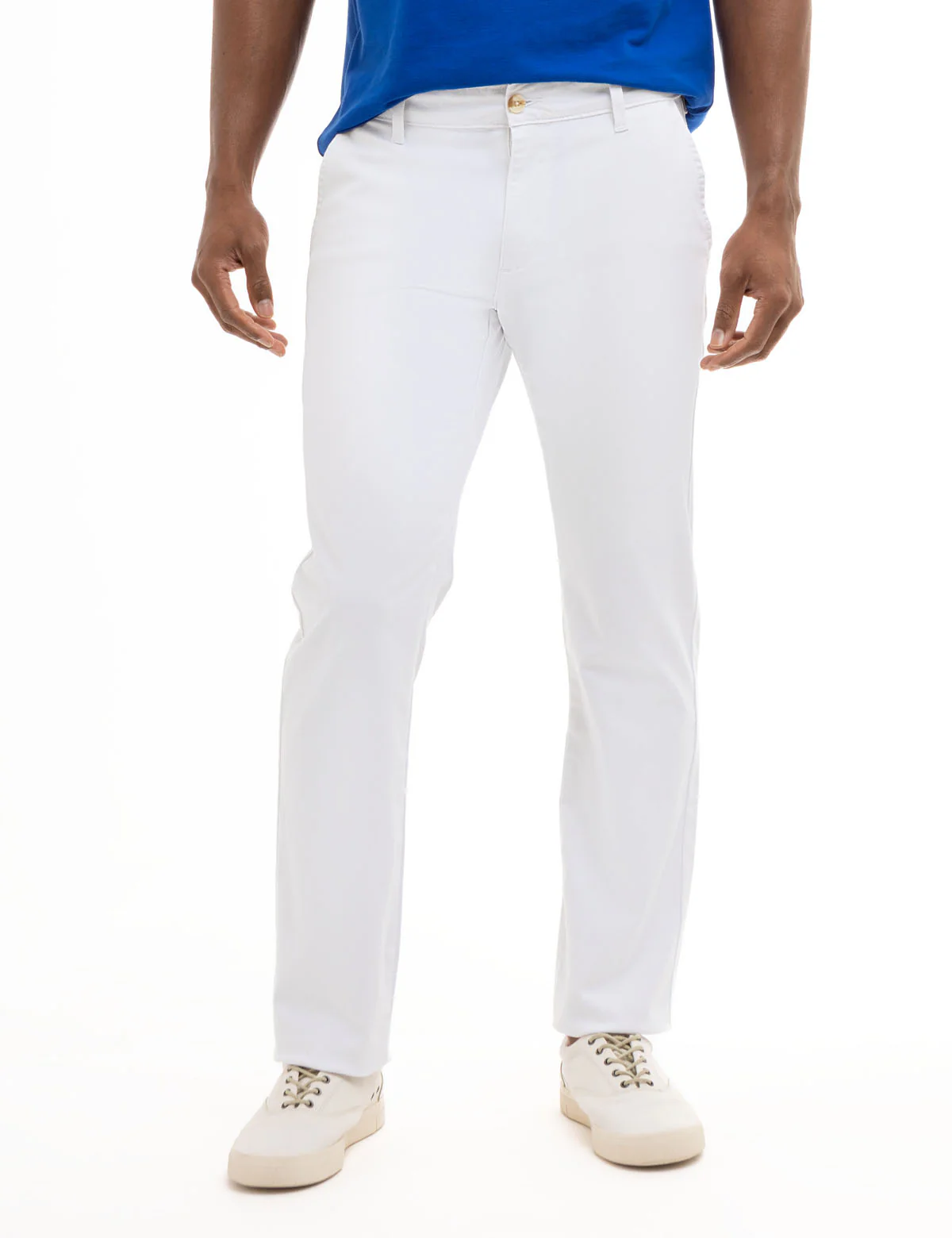 STRAIGHT TWILL CHINO PANTS - Image 5